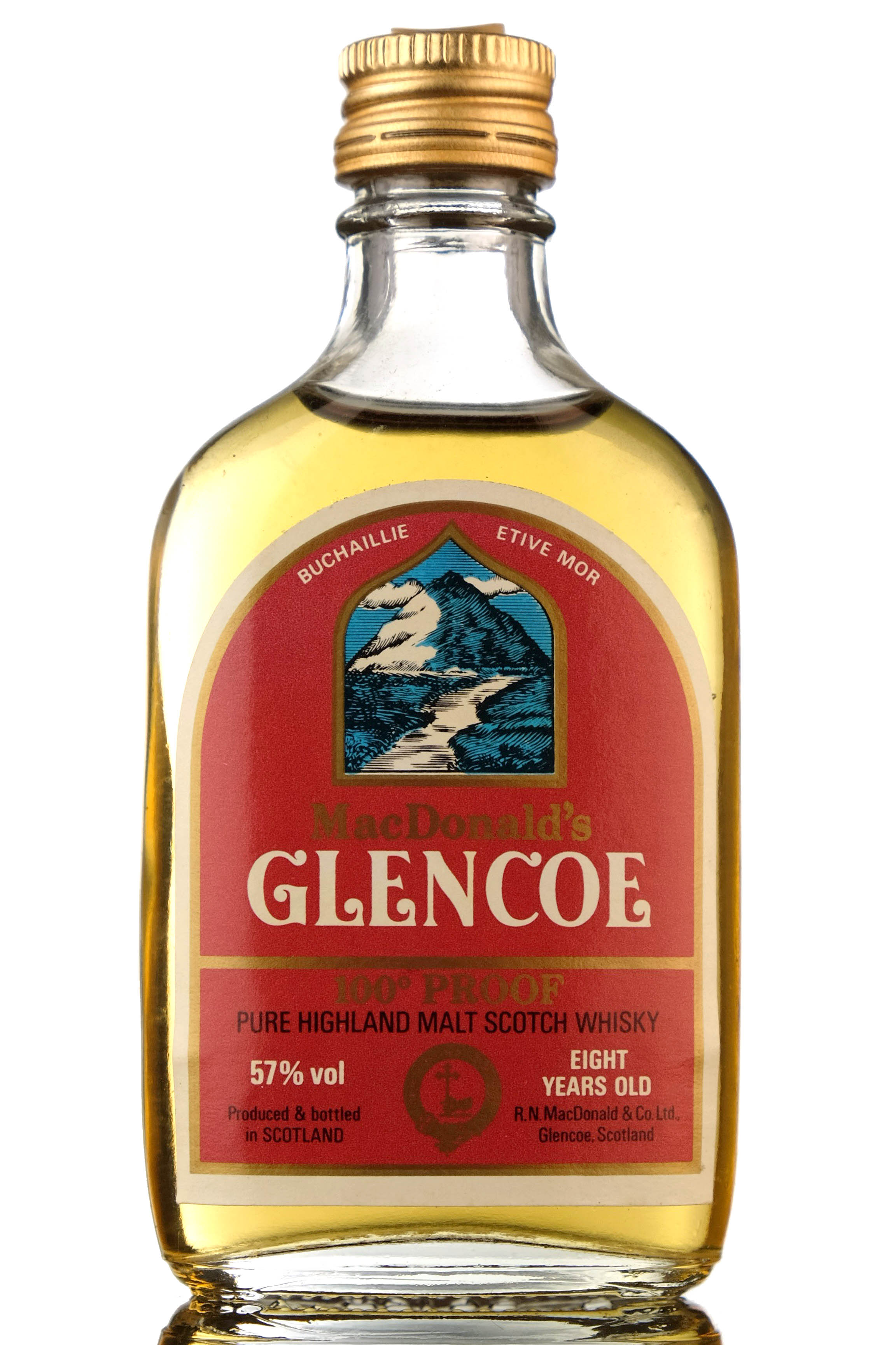 Glencoe 100 Proof Miniature