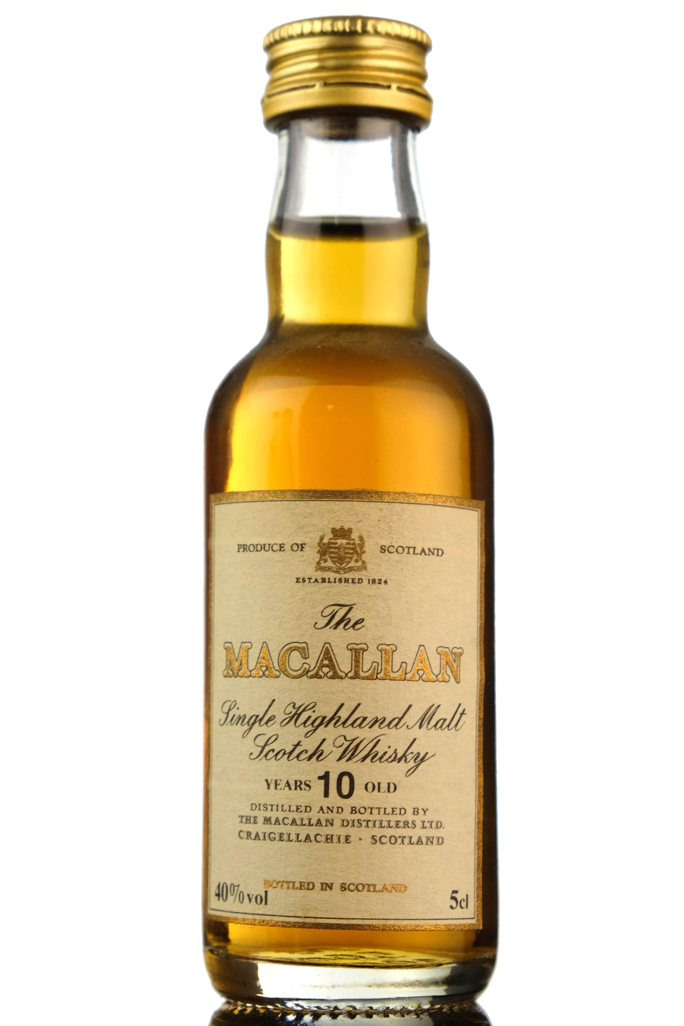 Macallan 10 Year Old Miniature