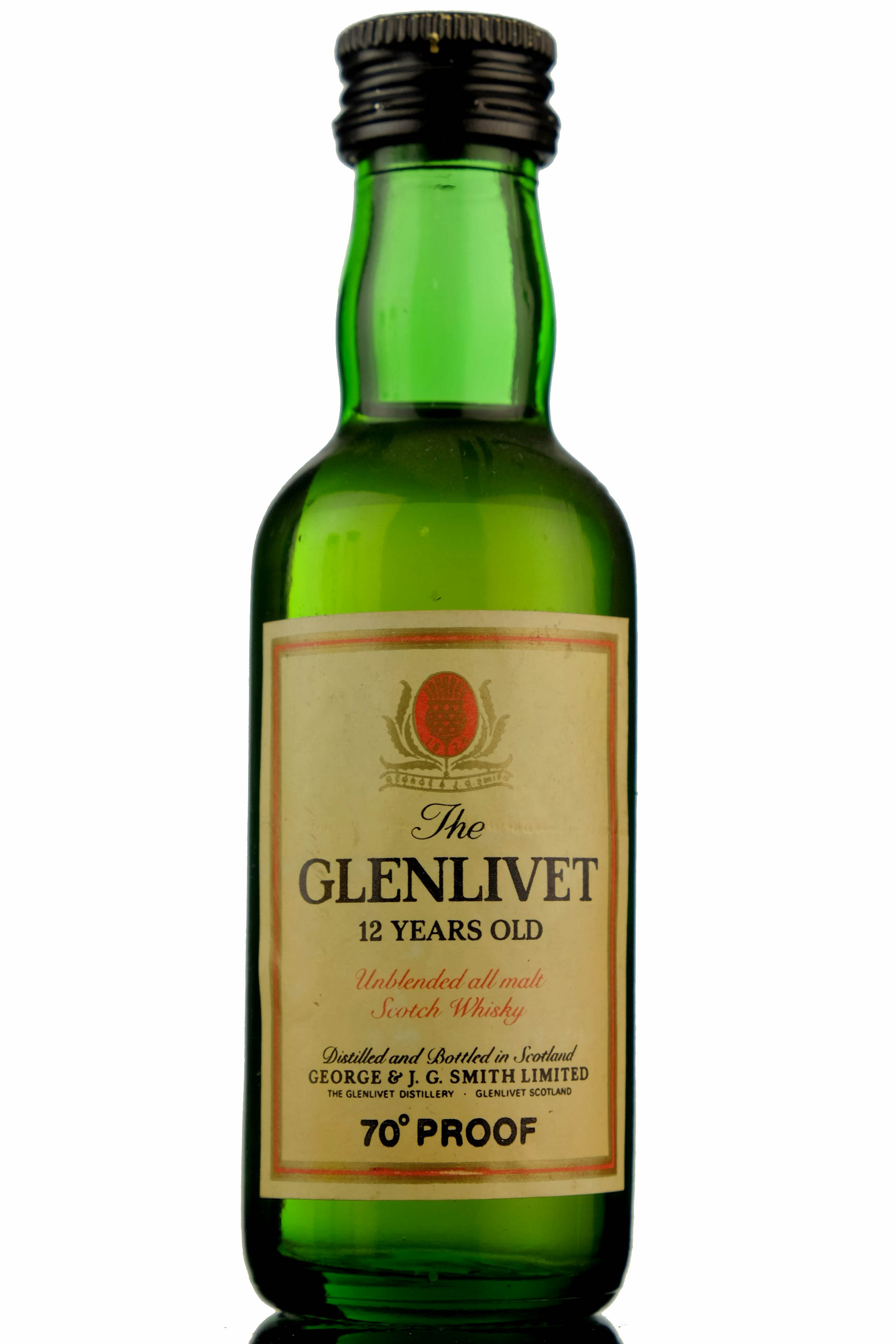 Glenlivet 12 Year Old Unblended Miniature