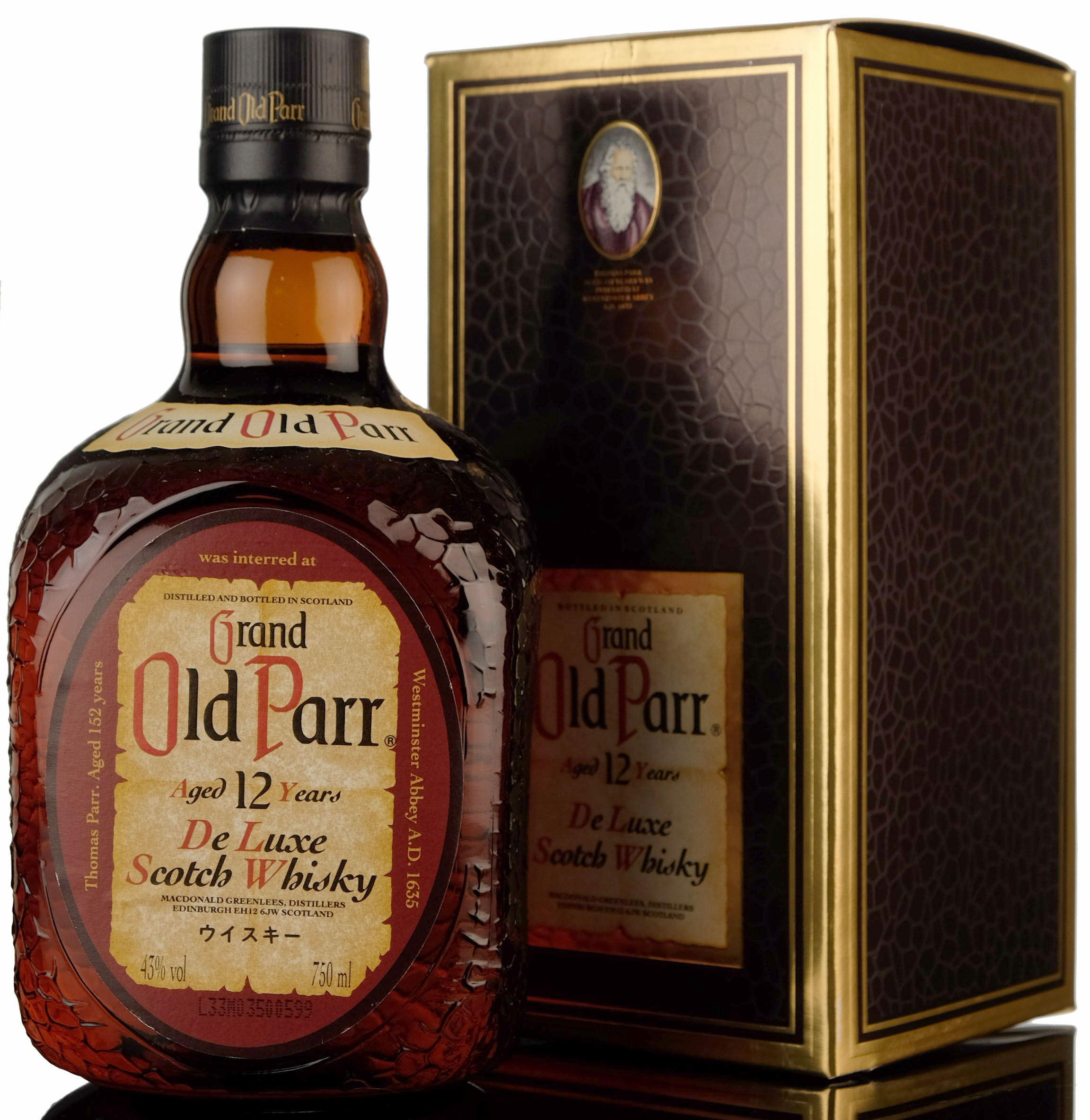 Grand Old Parr 12 Year Old - 1980s