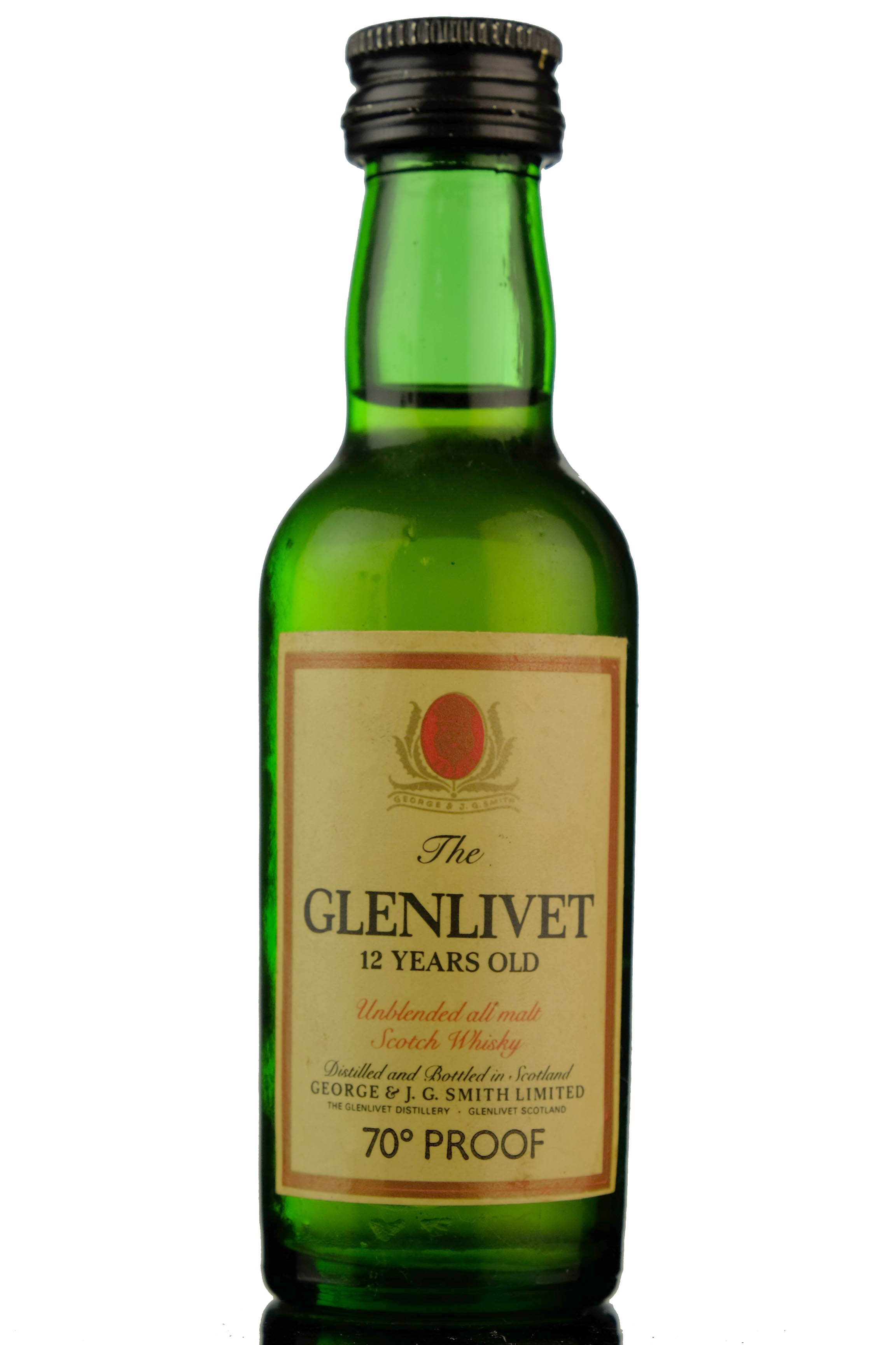 Glenlivet 12 Year Old Unblended Miniature