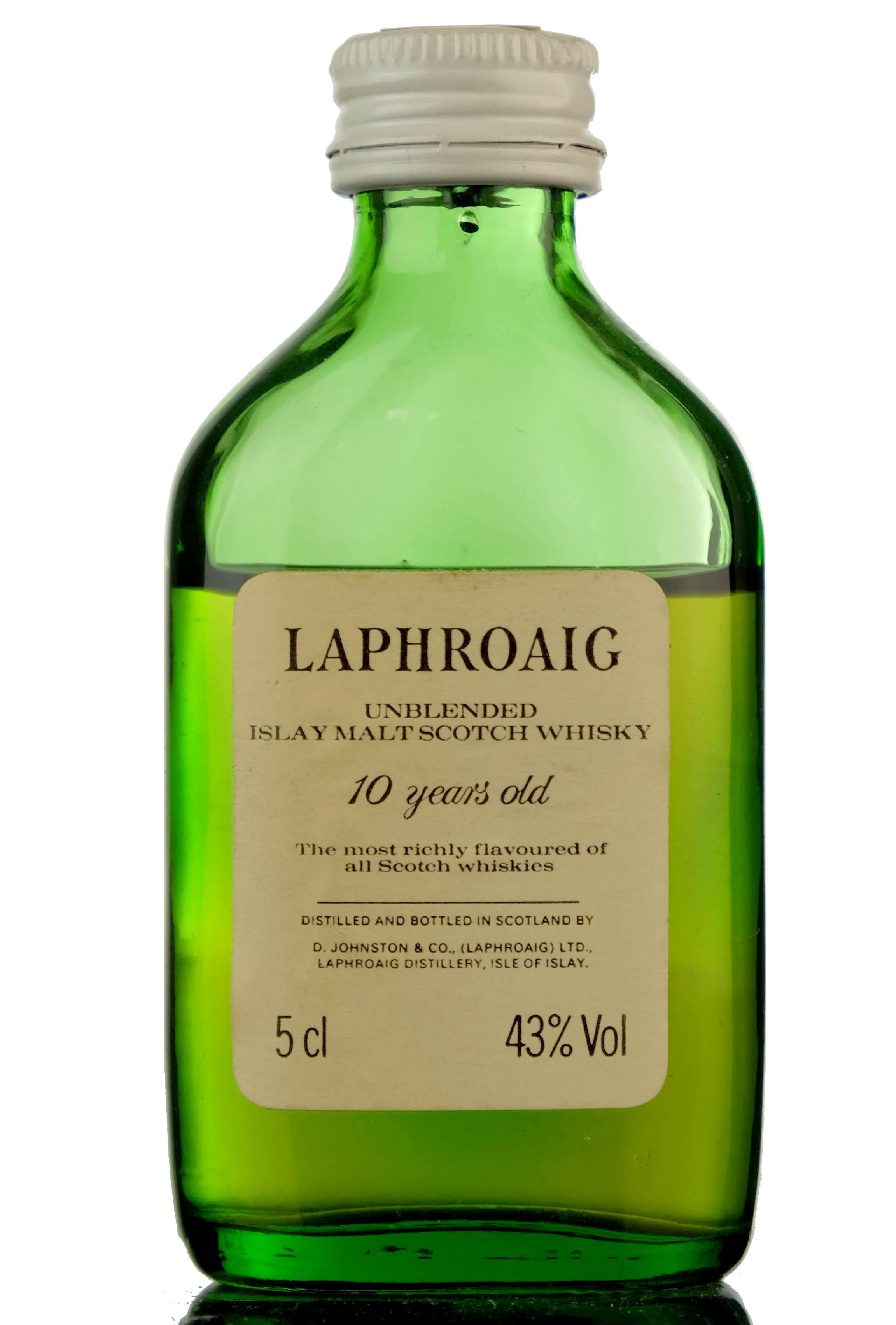 Laphroaig 10 Year Old Unblended Miniature