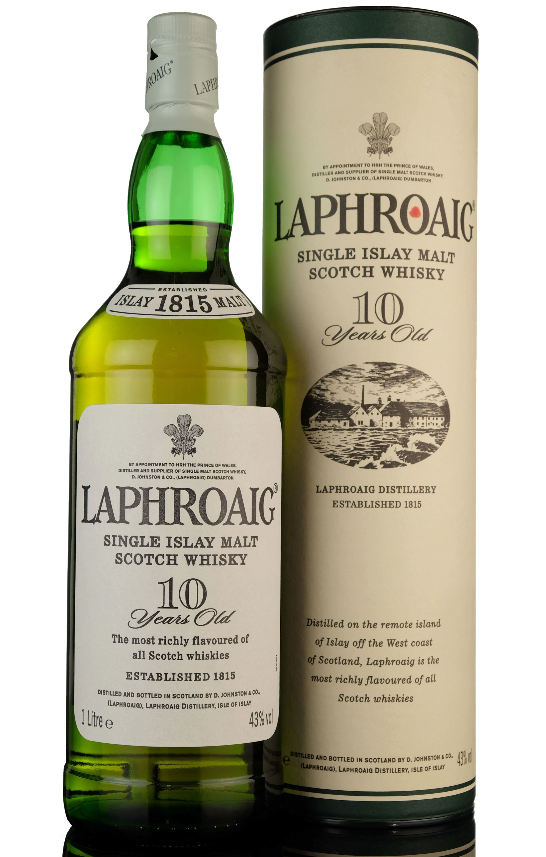 Laphroaig 10 Year Old - 1 Litre