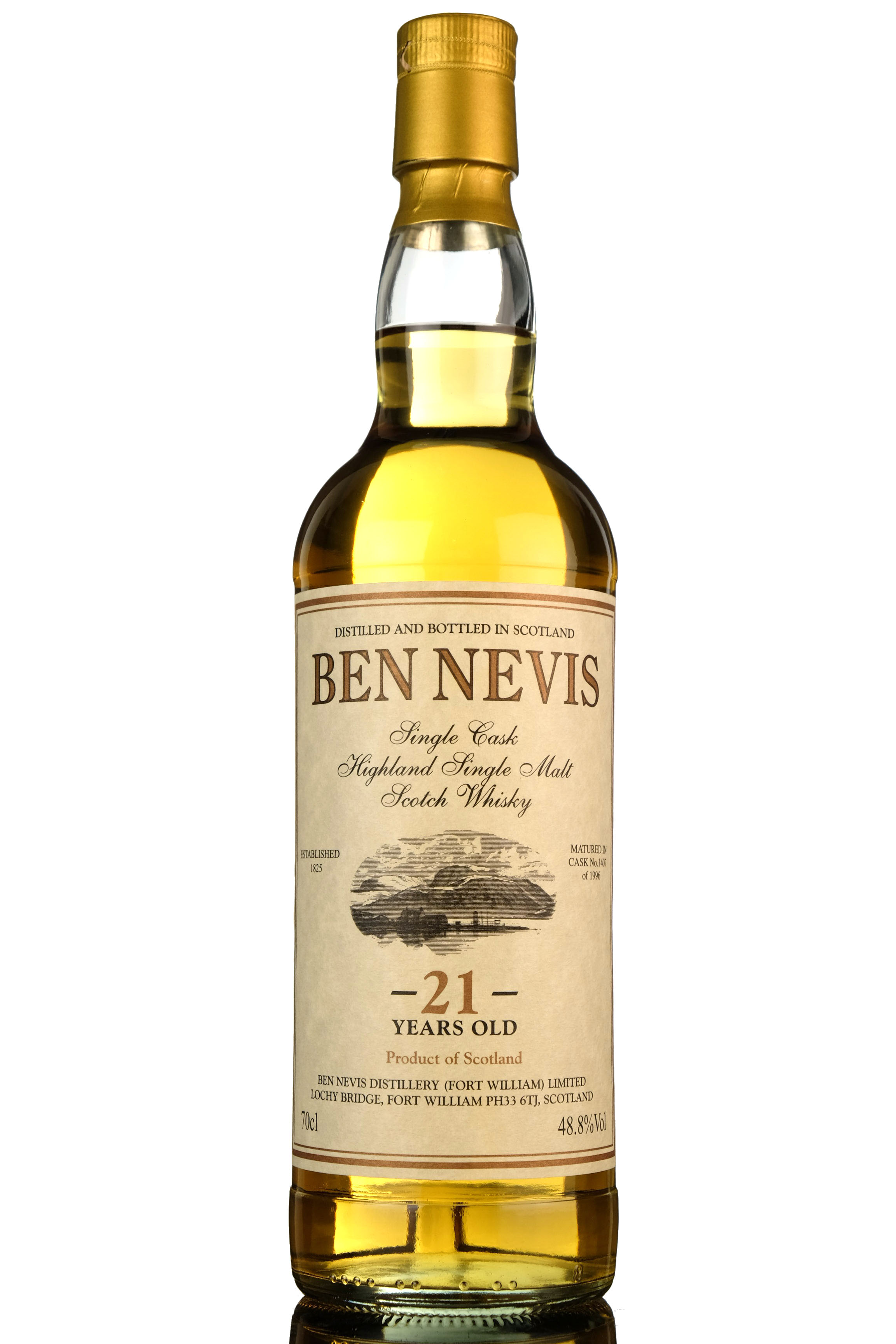 Ben Nevis 1996 - 21 Year Old - Private Single Cask 1407