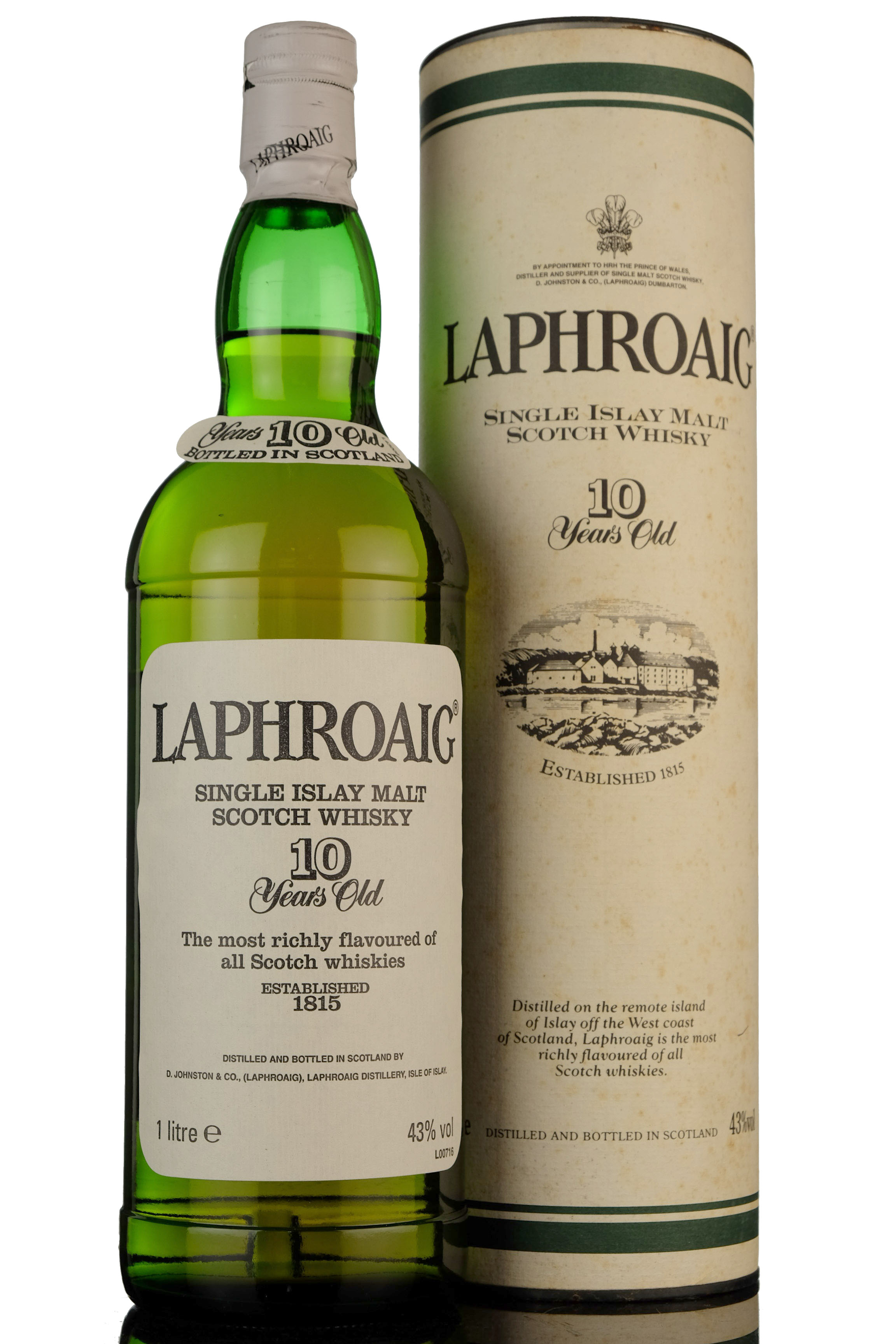 Laphroaig 10 Year Old - 2000 Release - 1 Litre