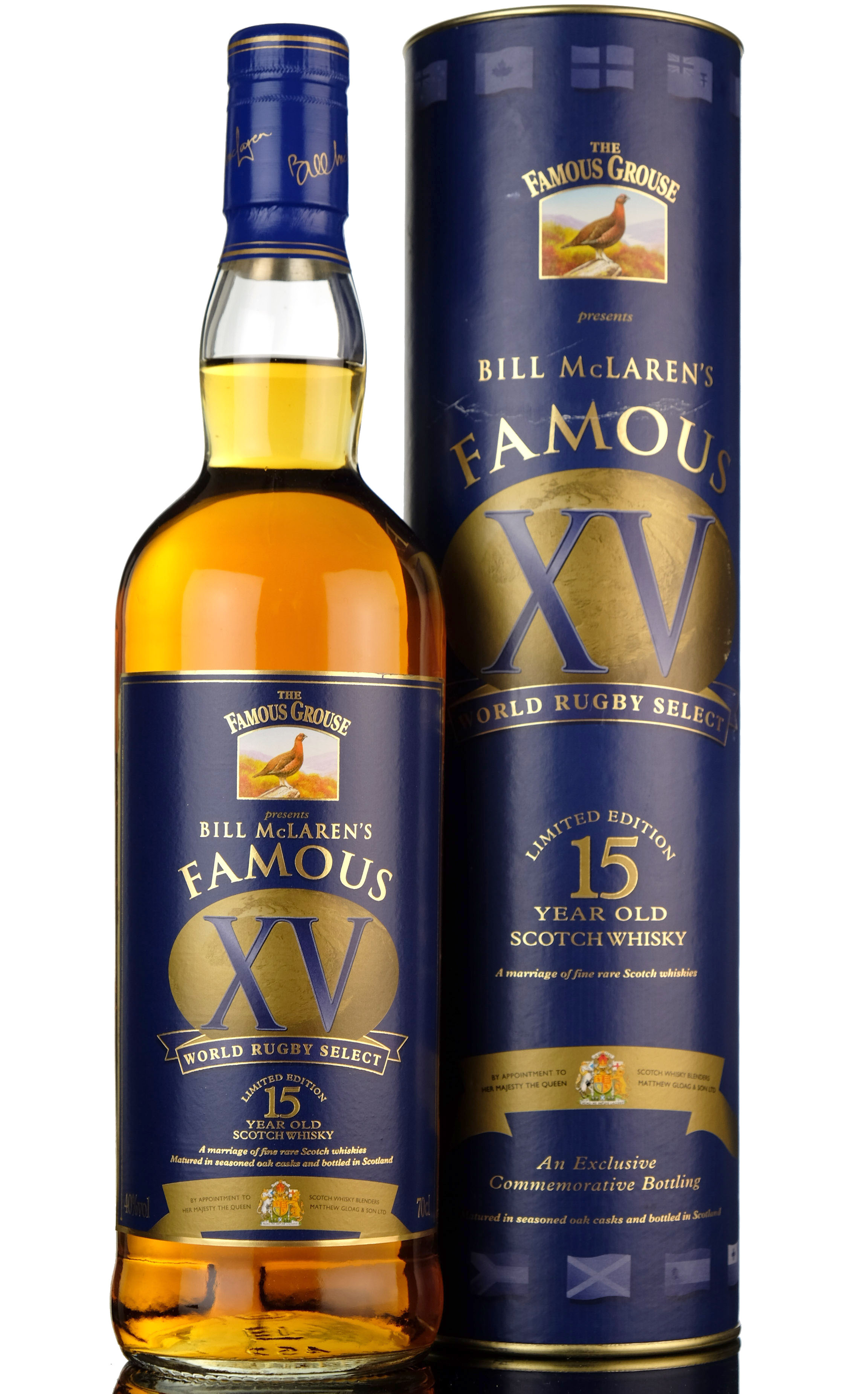 Famous Grouse 15 Year Old - Bill McLarens XV World Rugby Select