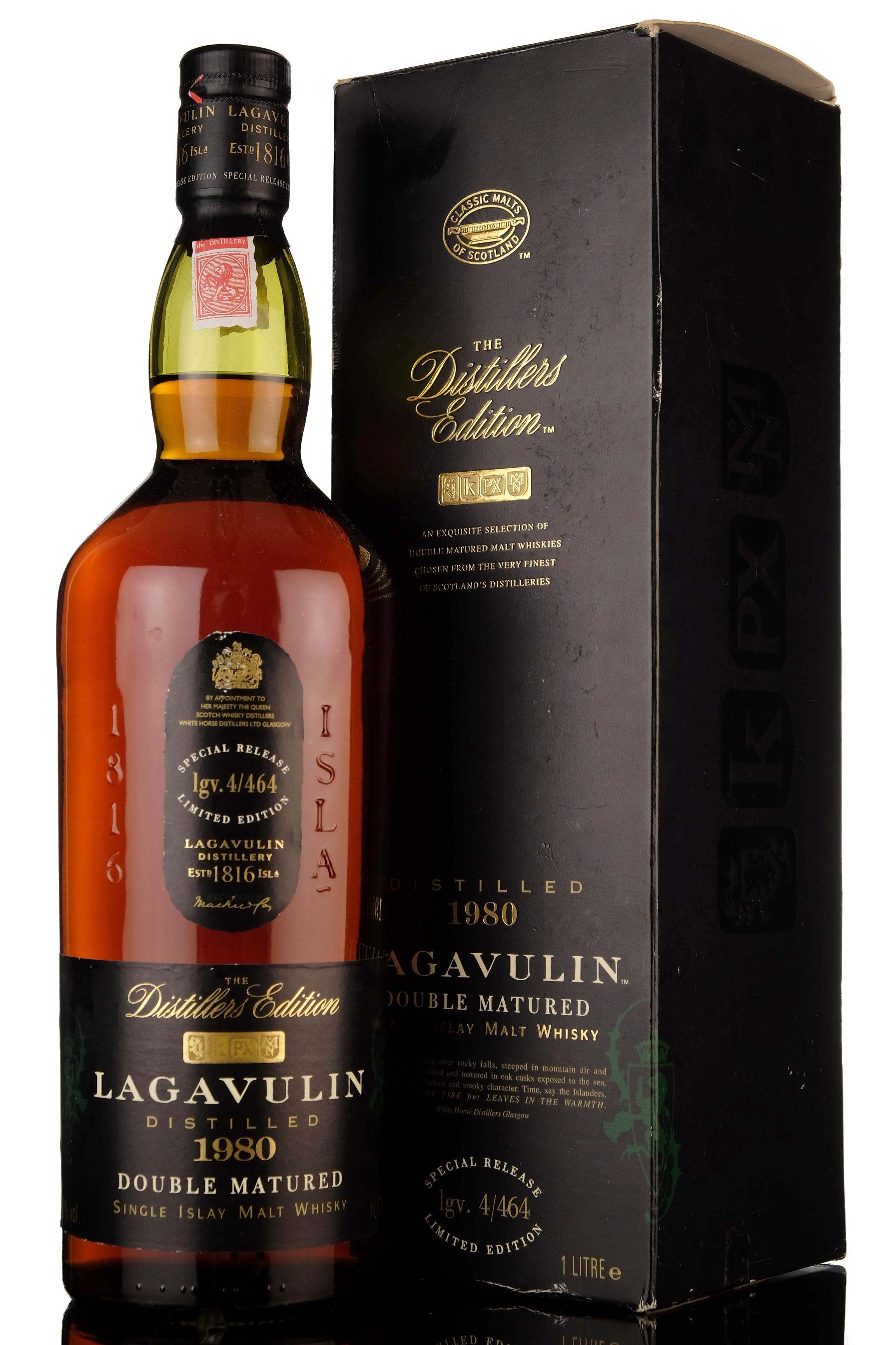 Lagavulin 1980 - Distillers Edition - 1 Litre