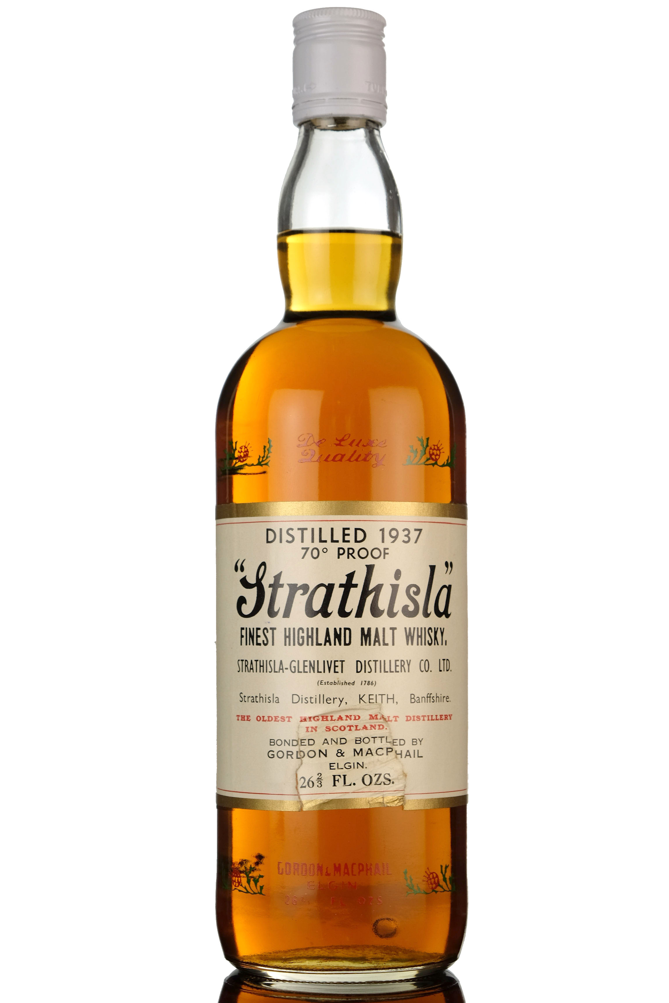 Strathisla 1937 - Gordon & MacPhail - Early 1970s