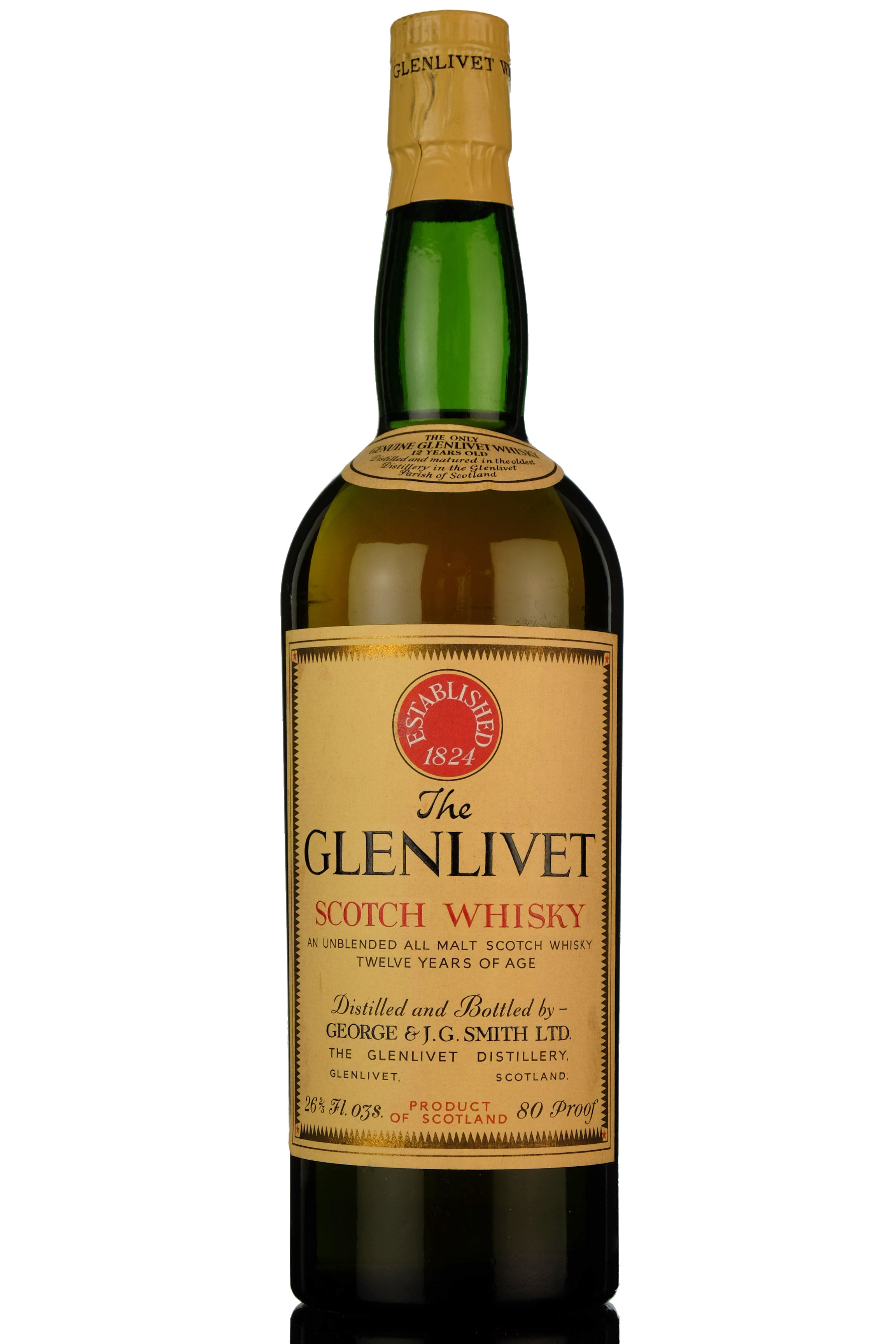 Glenlivet 12 Year Old - Late 1960s