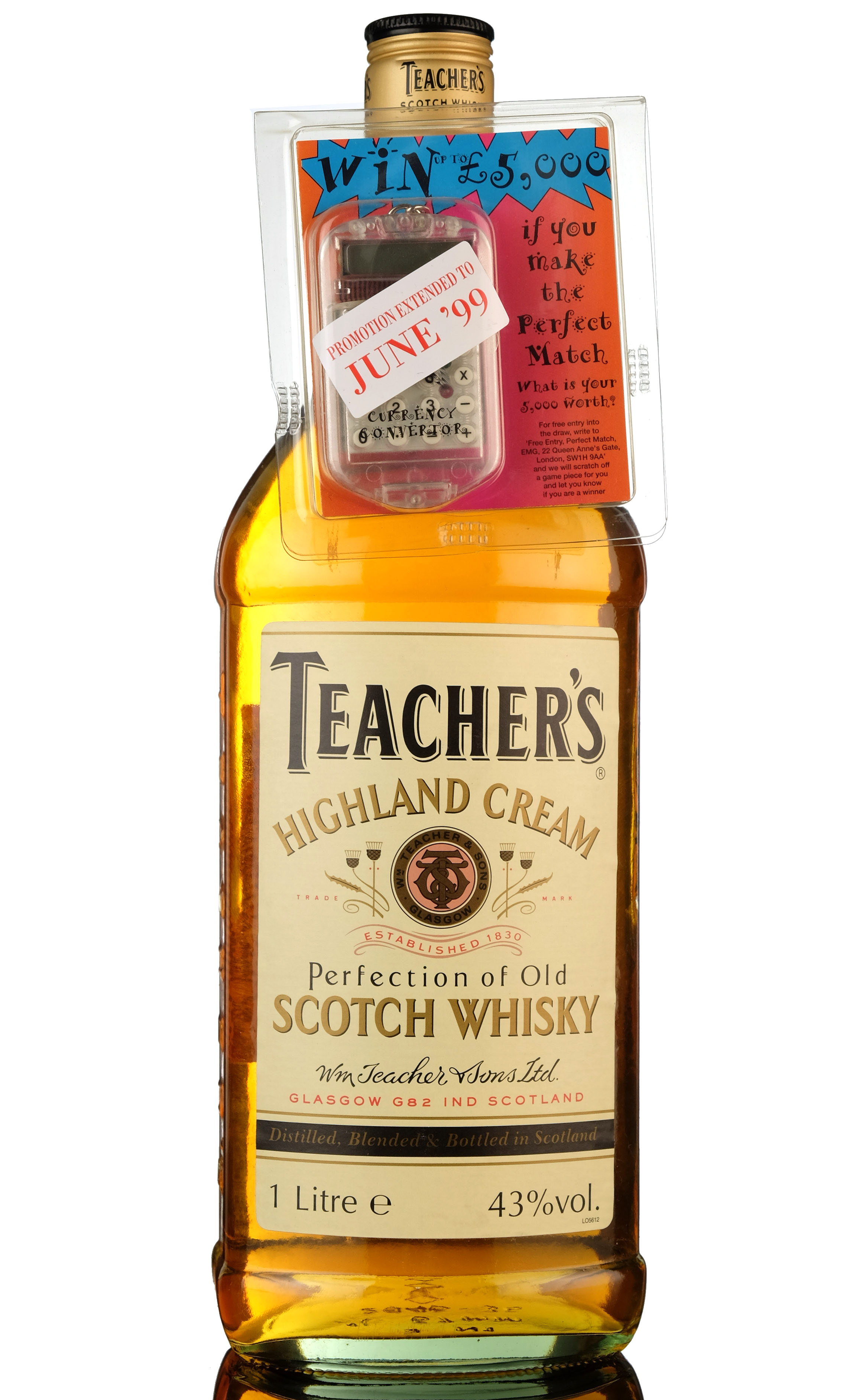 Teachers Highland Cream - 1 Litre