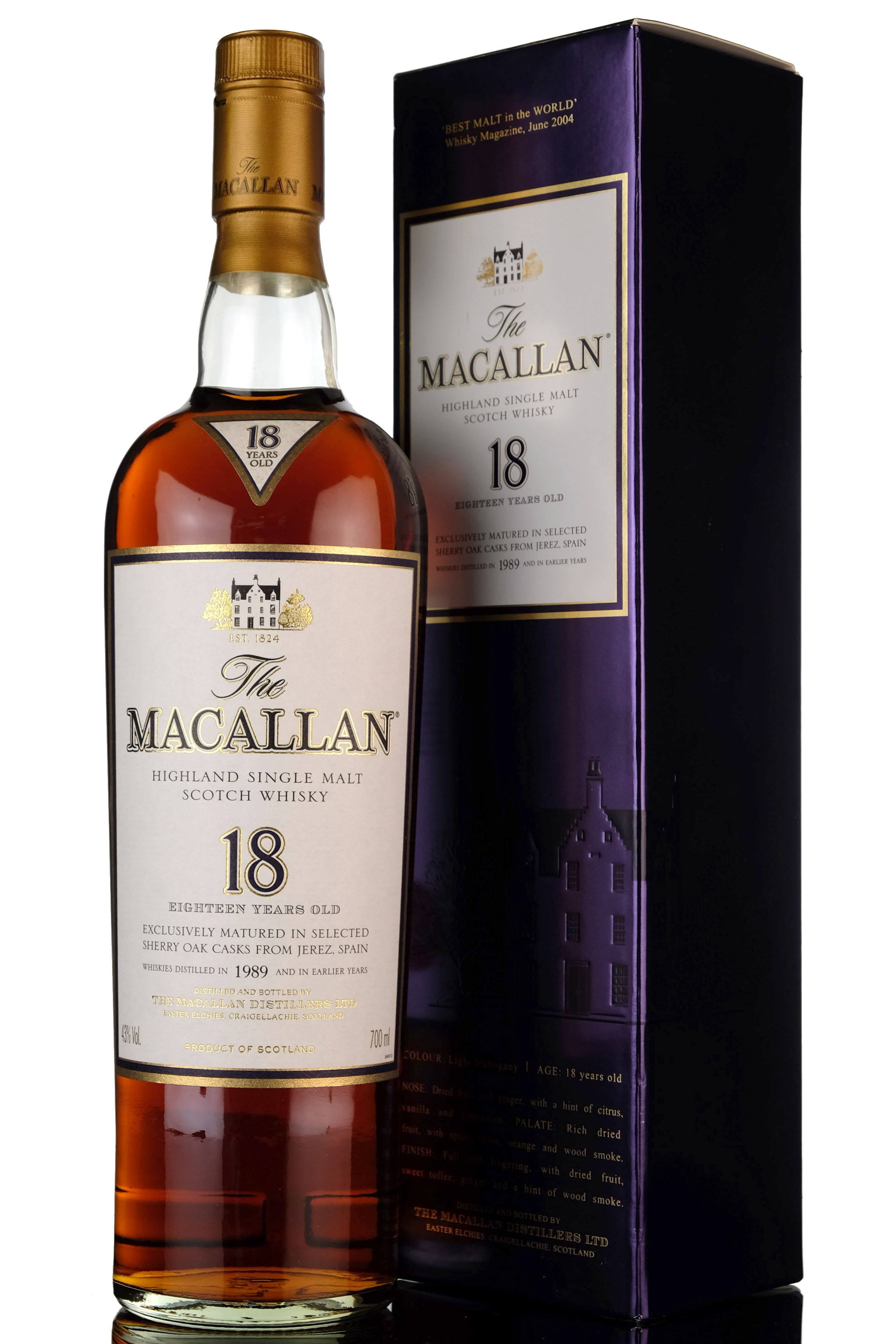 Macallan 1989 - 18 Year Old