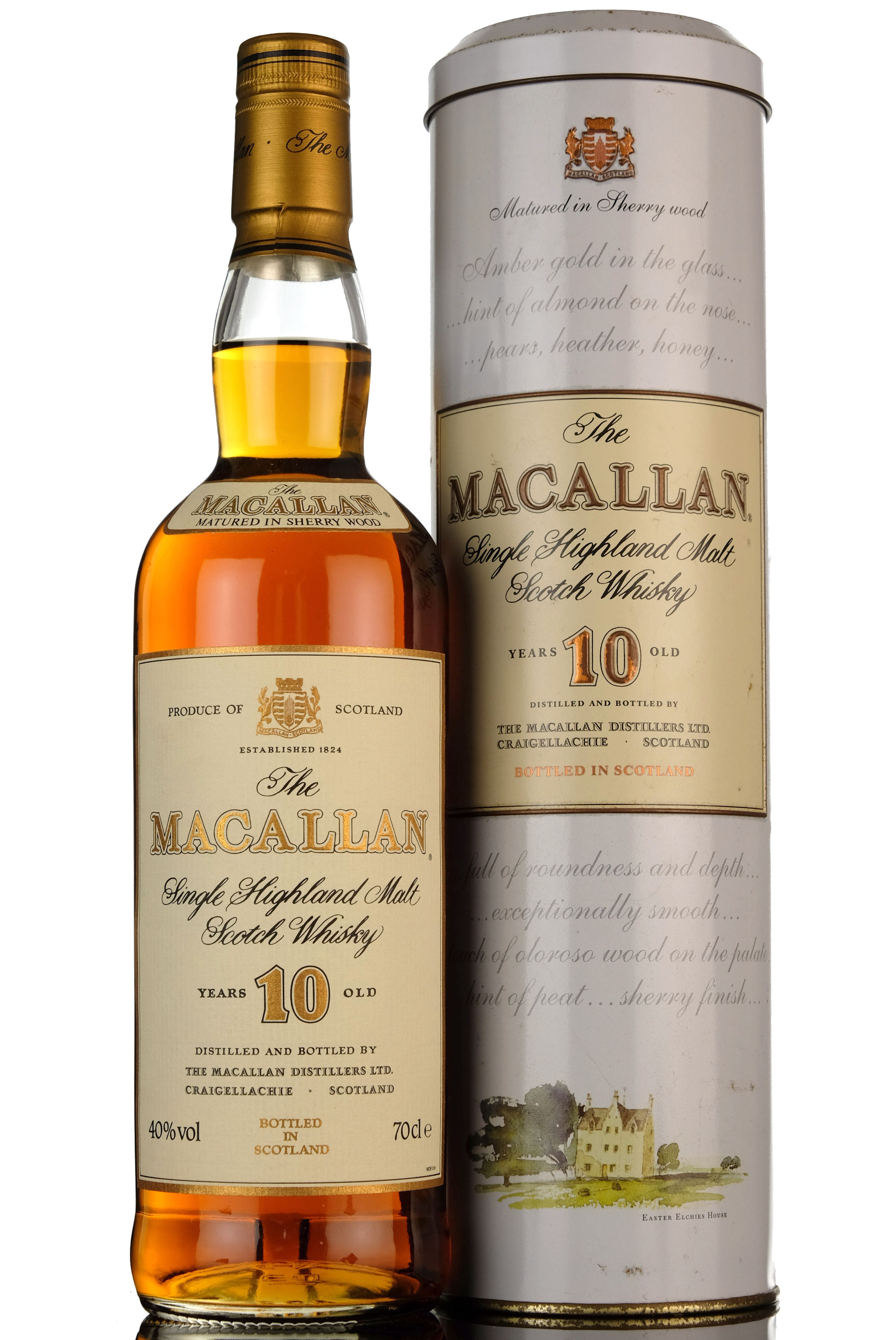 Macallan 10 Year Old - Sherry Cask - 1990s - Tin Edition