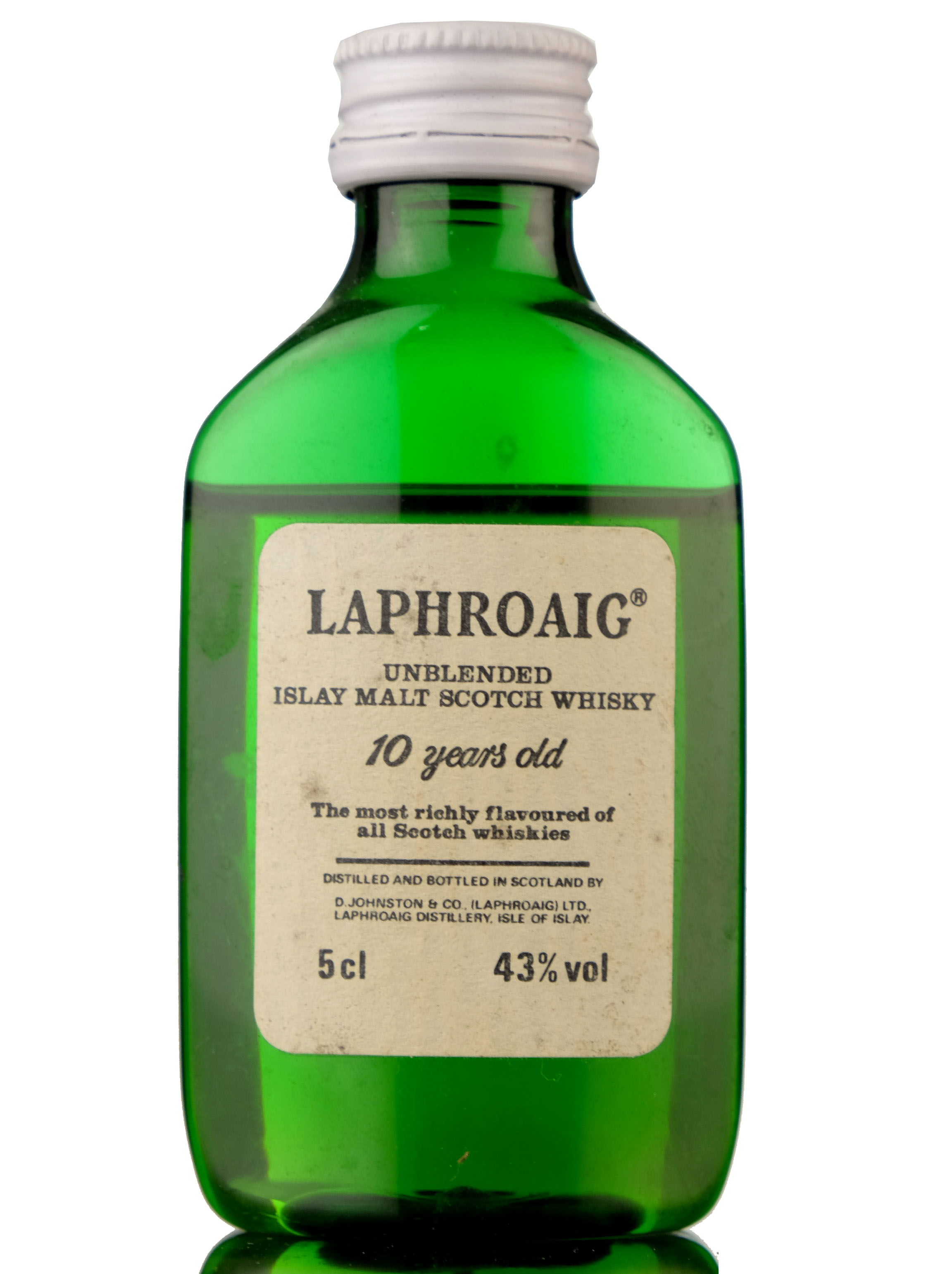 Laphroaig 10 Year Old - Unblended Miniature