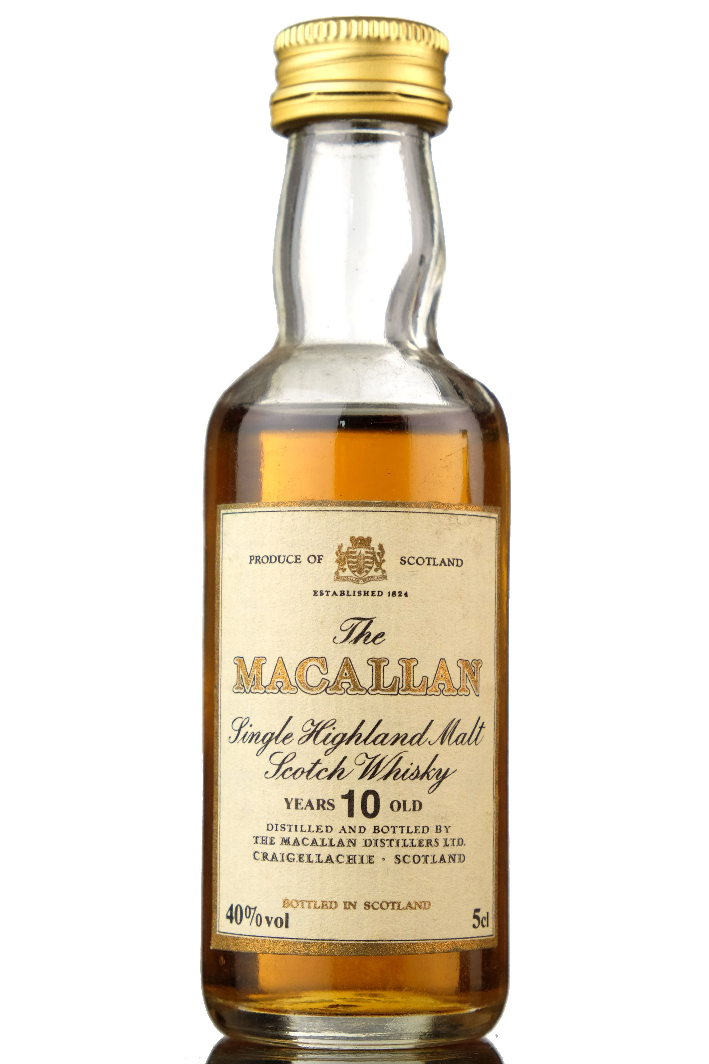 Macallan 10 Year Old Miniature