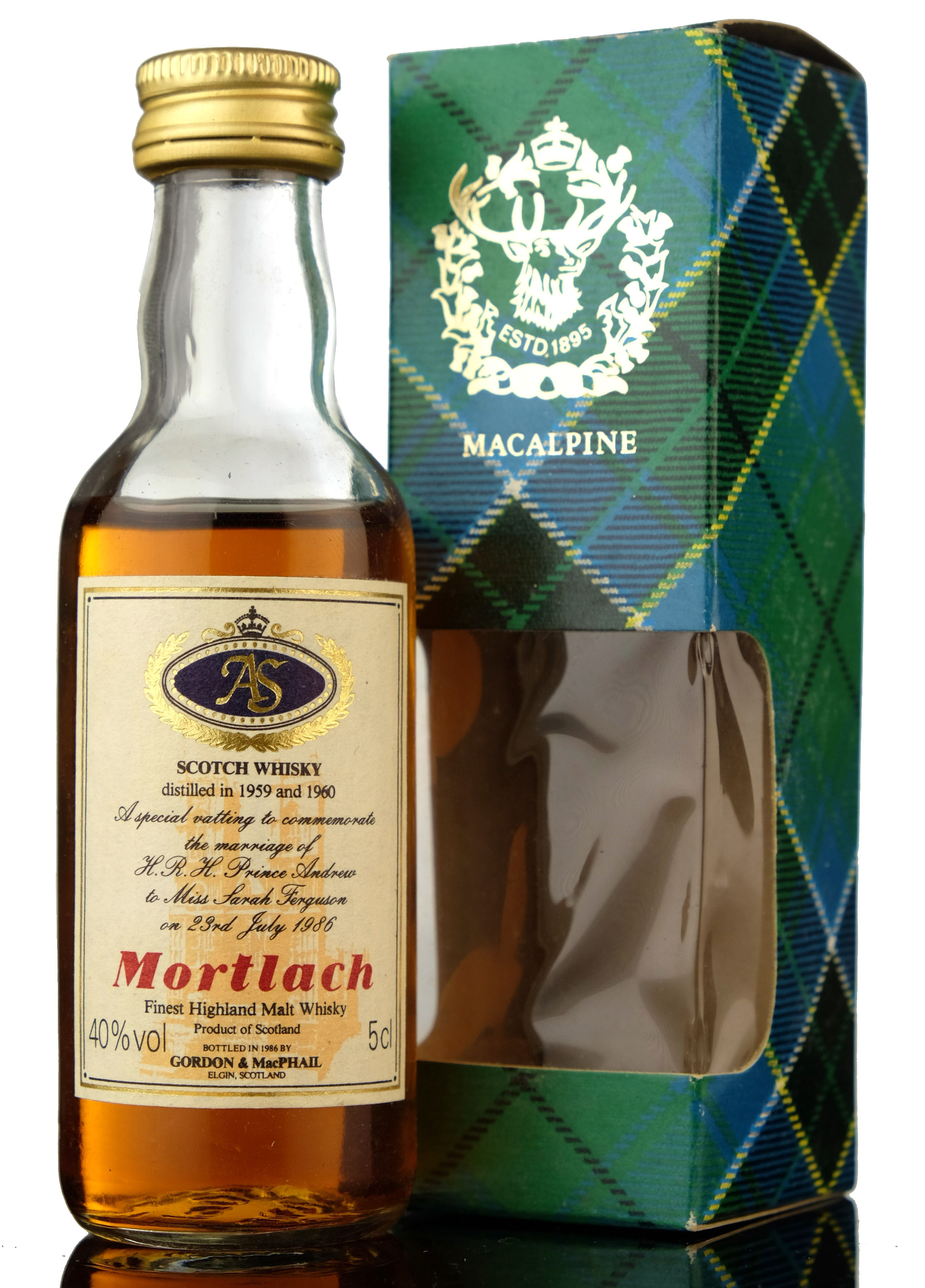 Mortlach Royal Marriage 1959 & 1960 - Gordon & MacPhail Miniature