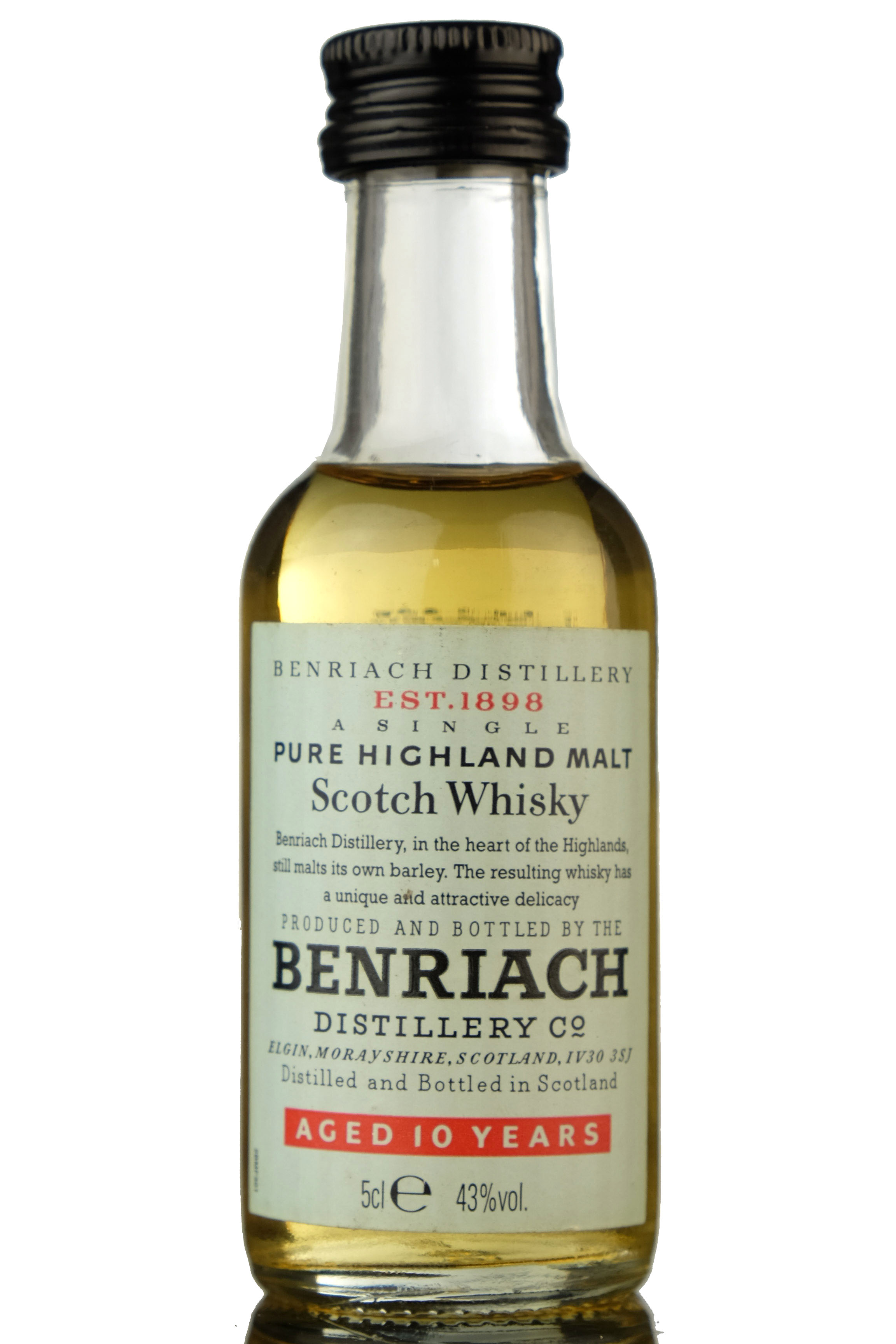 Benriach 10 Year Old Miniature