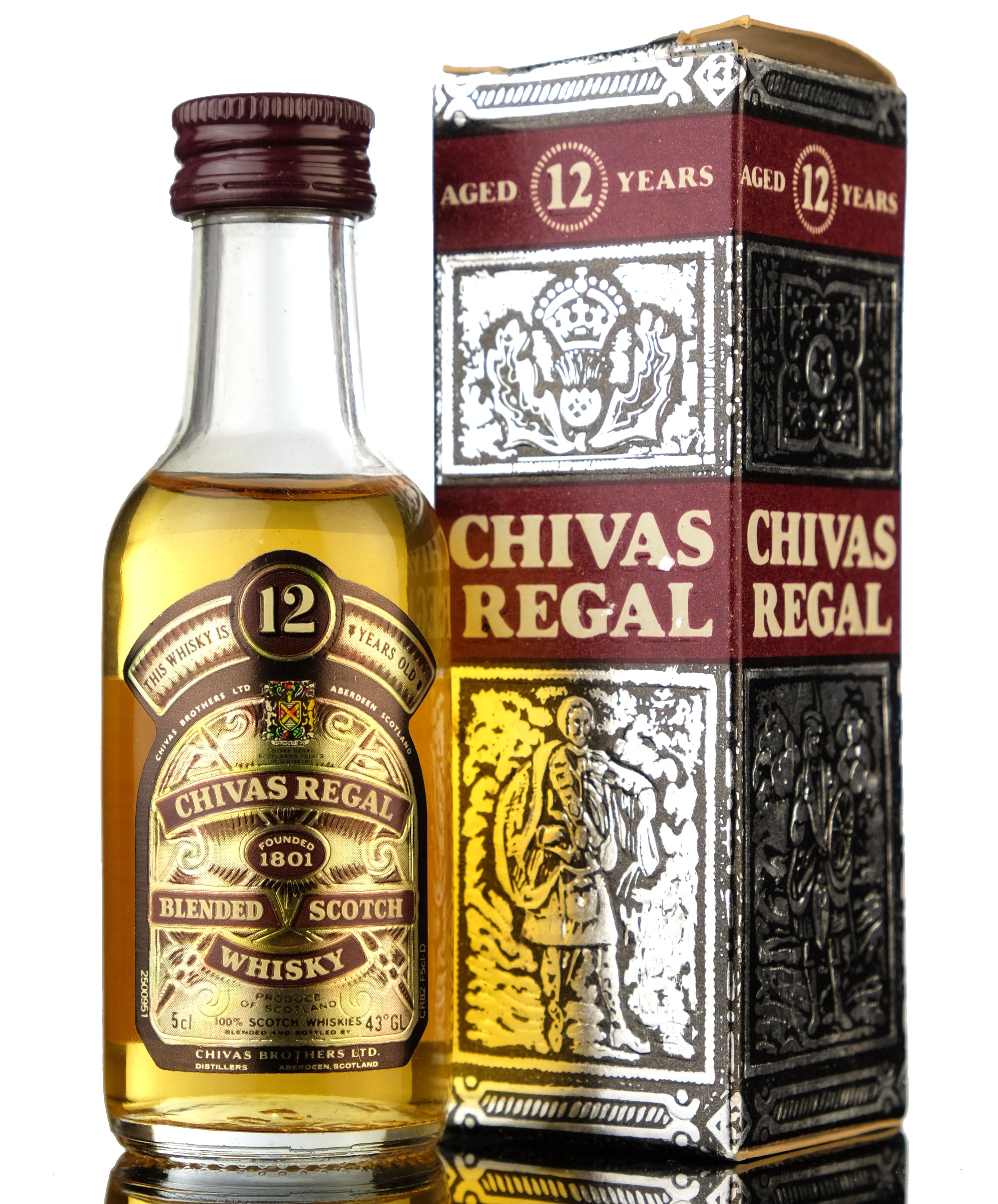 Chivas Regal 12 Year Old Miniature