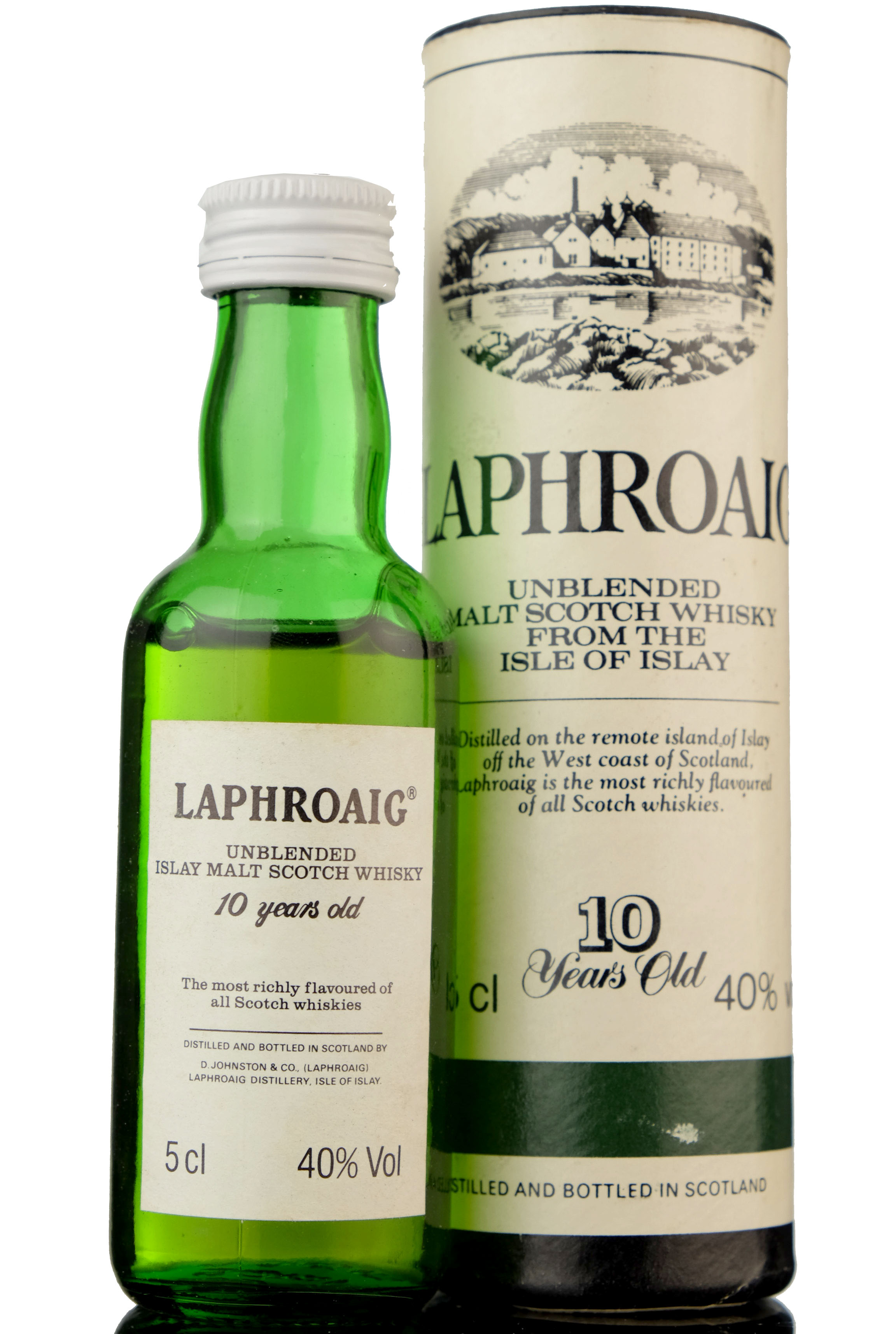 Laphroaig 10 Year Old Unblended Miniature