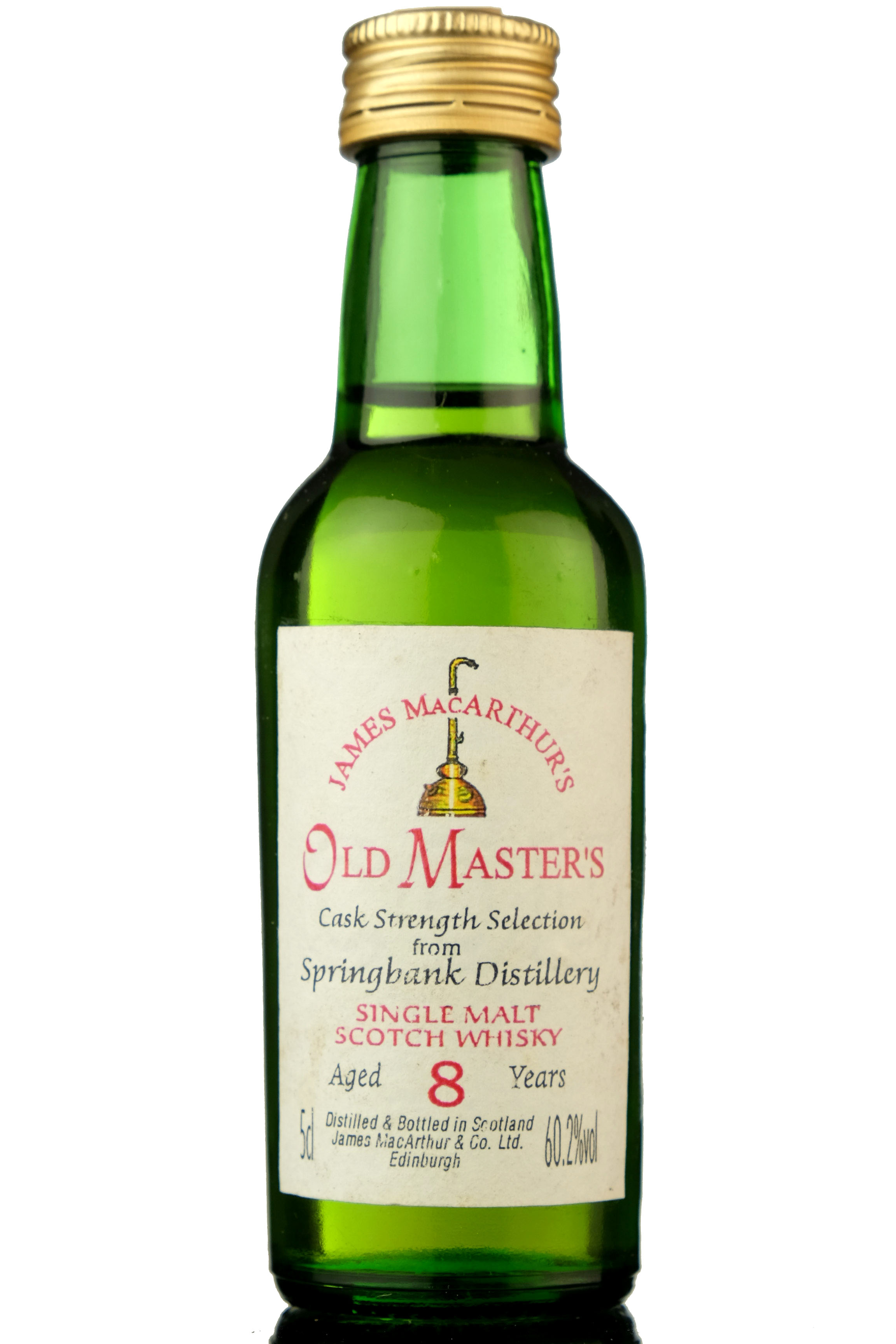 Springbank 8 Year Old - James MacArthur - Old Masters Miniature