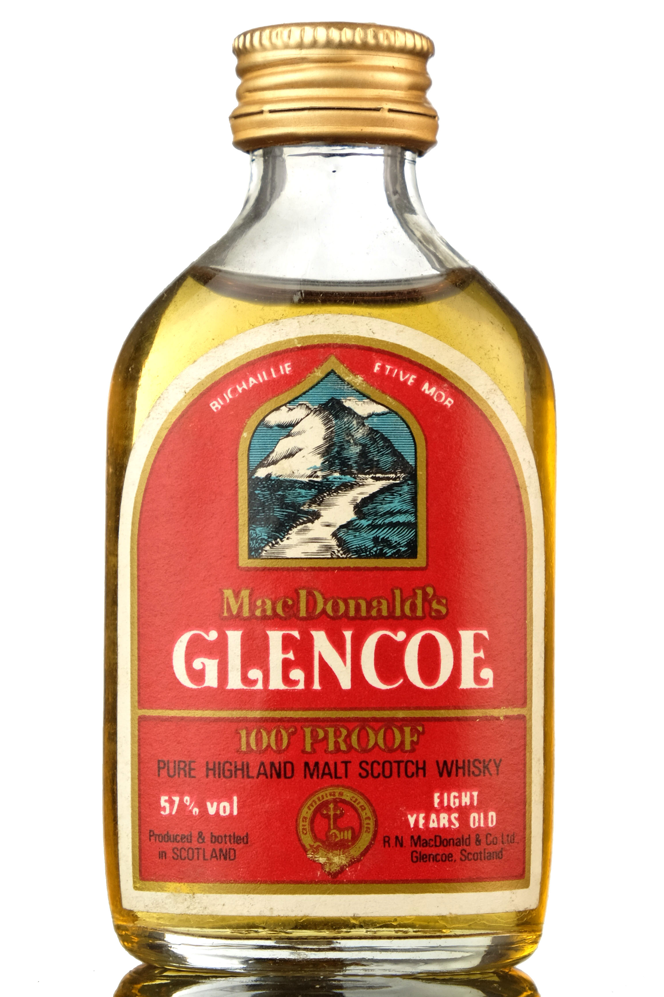 Glencoe 100 Proof Miniature