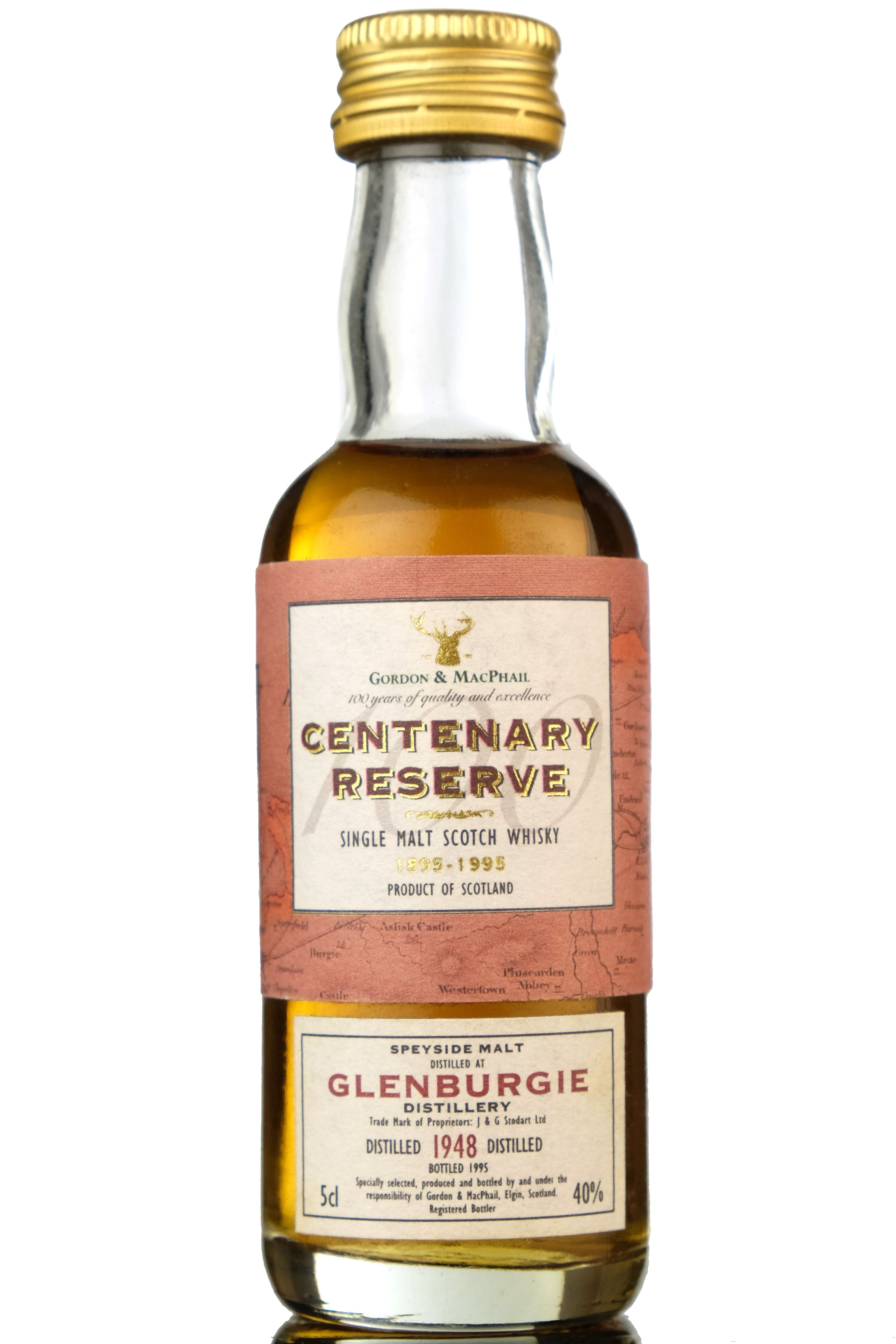 Glenburgie 1948-1995 - Centenary Reserve - Gordon & MacPhail Miniature