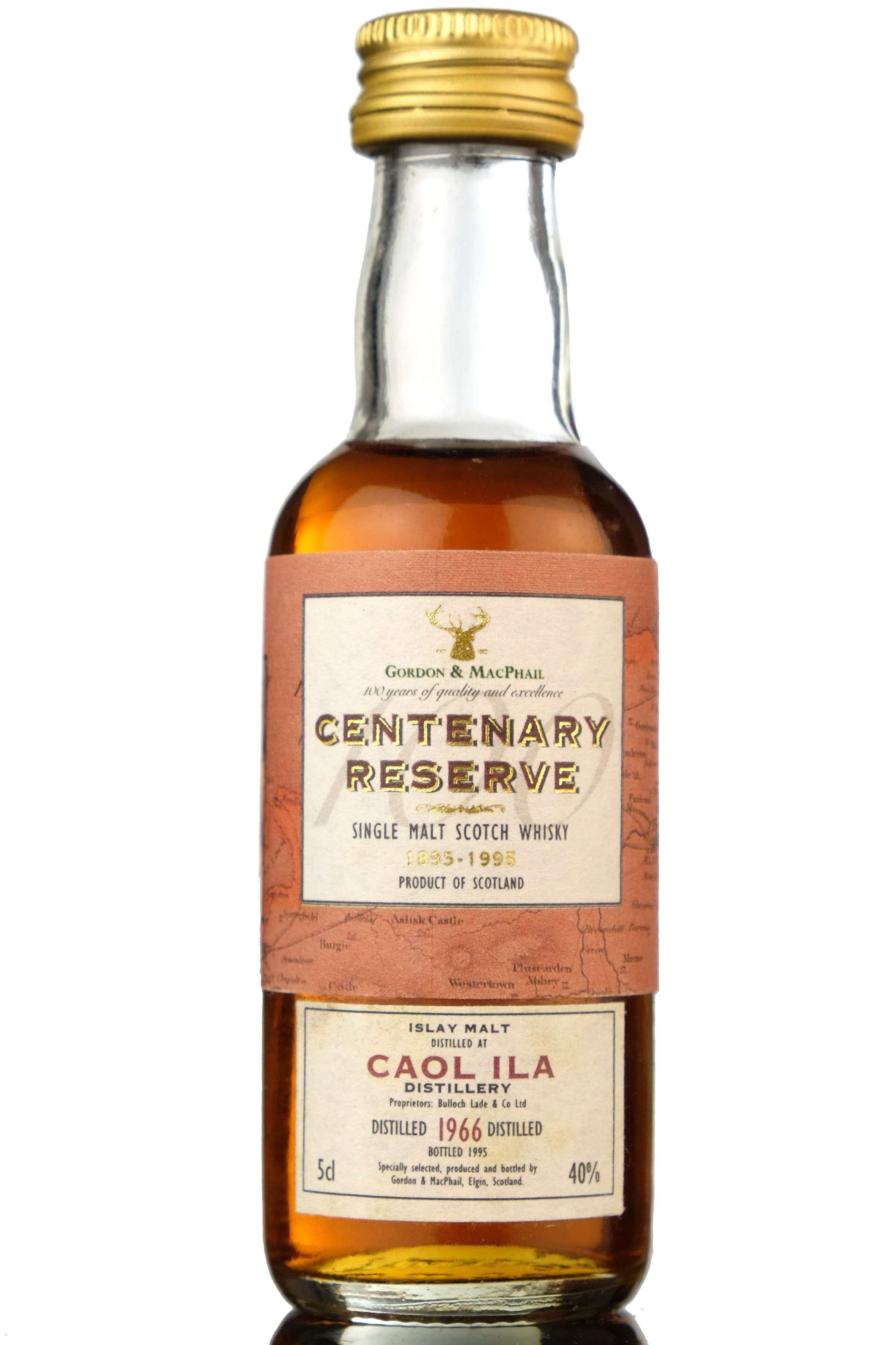 Caol Ila 1966-1995 - Centenary Reserve - GORDON & MACPHAIL Miniature