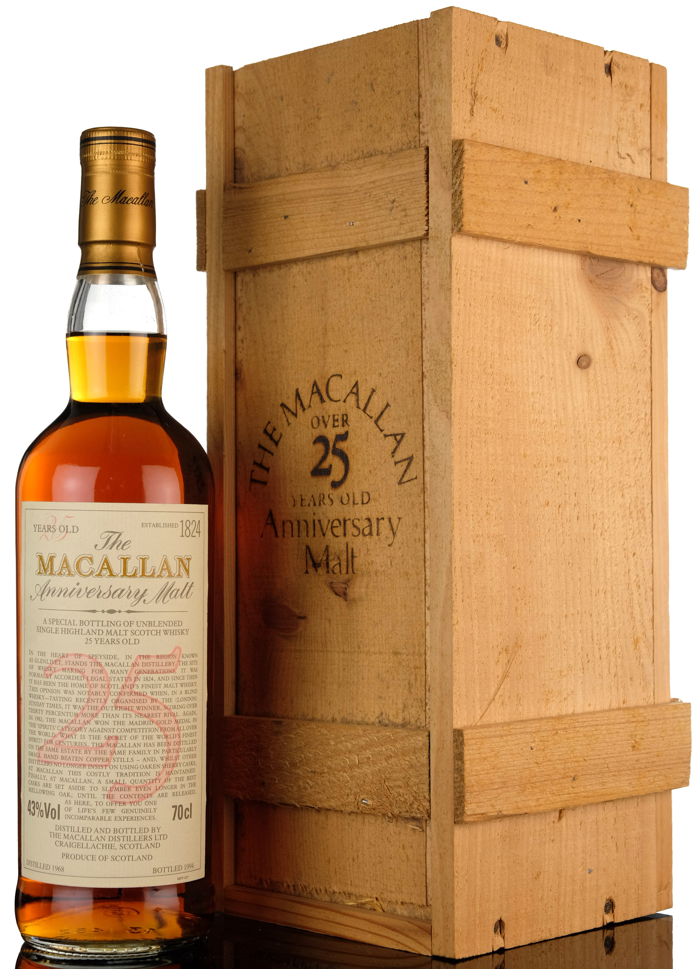 Macallan 1968-1994 - 25 Year Old Anniversary Malt