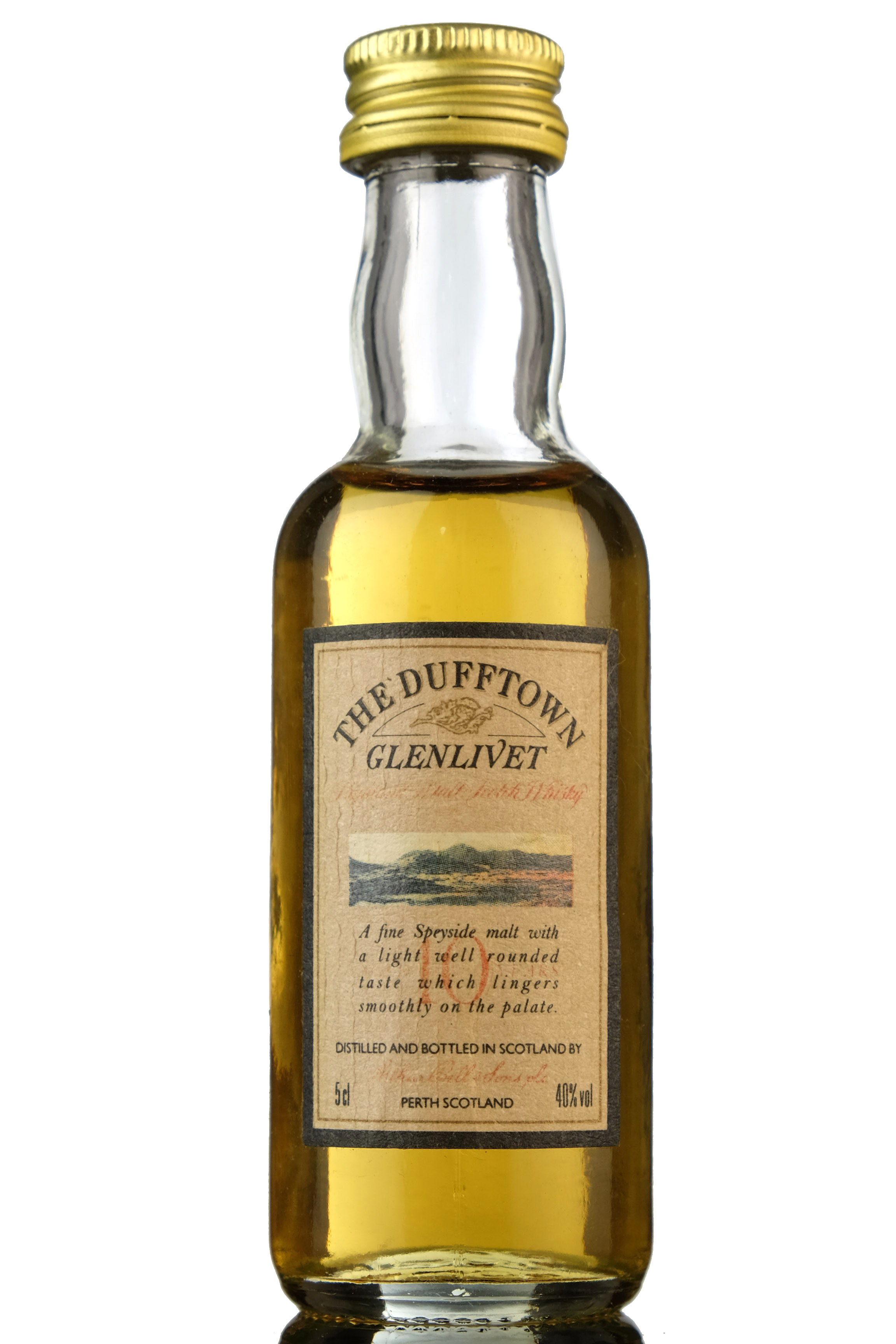 Dufftown-Glenlivet 10 Year Old Miniature