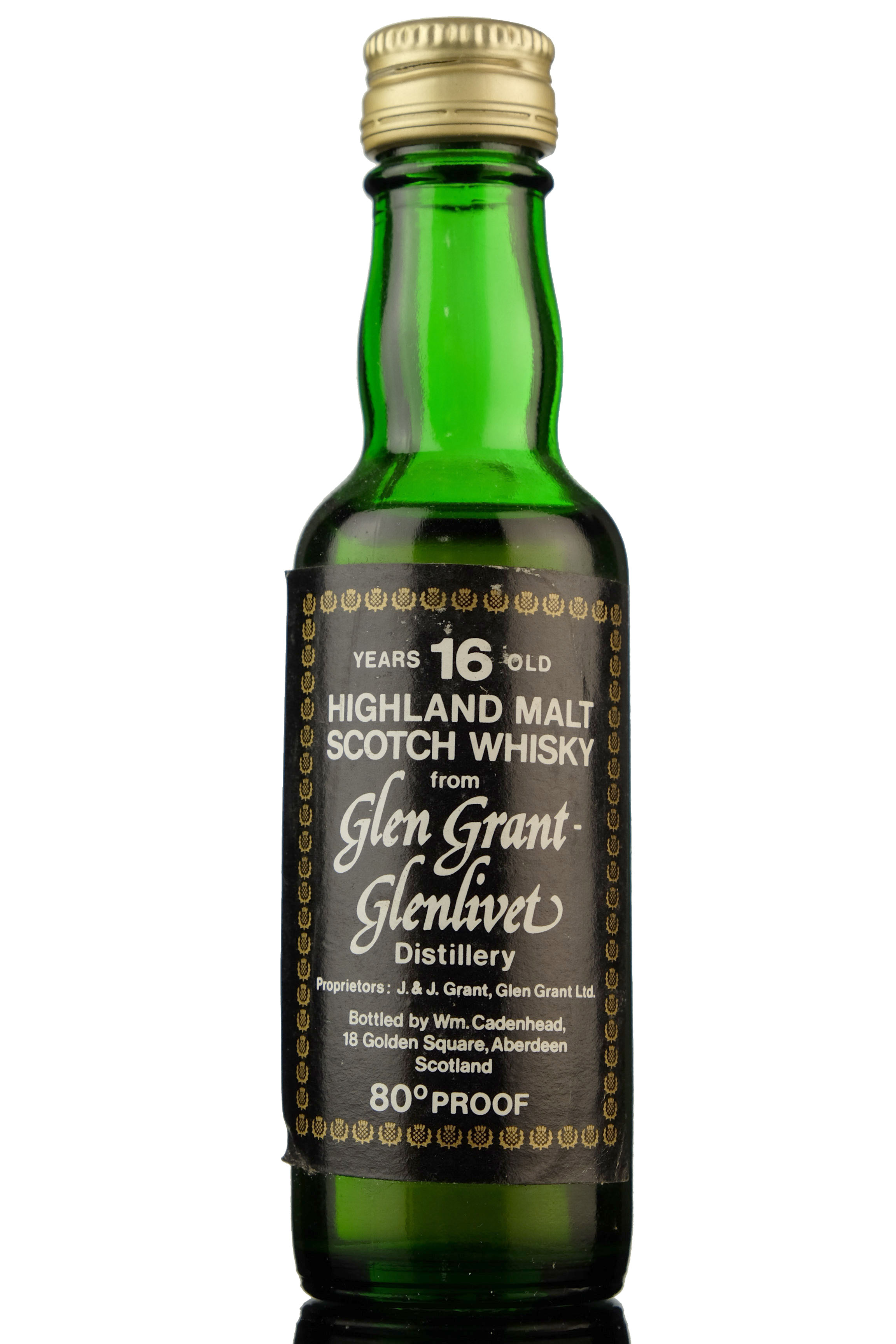 Glen Grant-Glenlivet 16 Year Old - Cadenhead Miniature