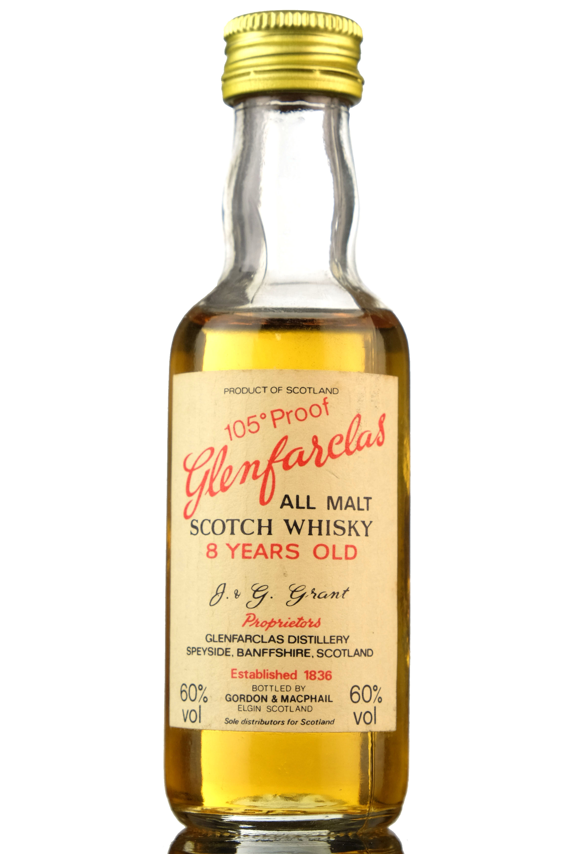 Glenfarclas 8 Year Old - 105 Proof Miniature