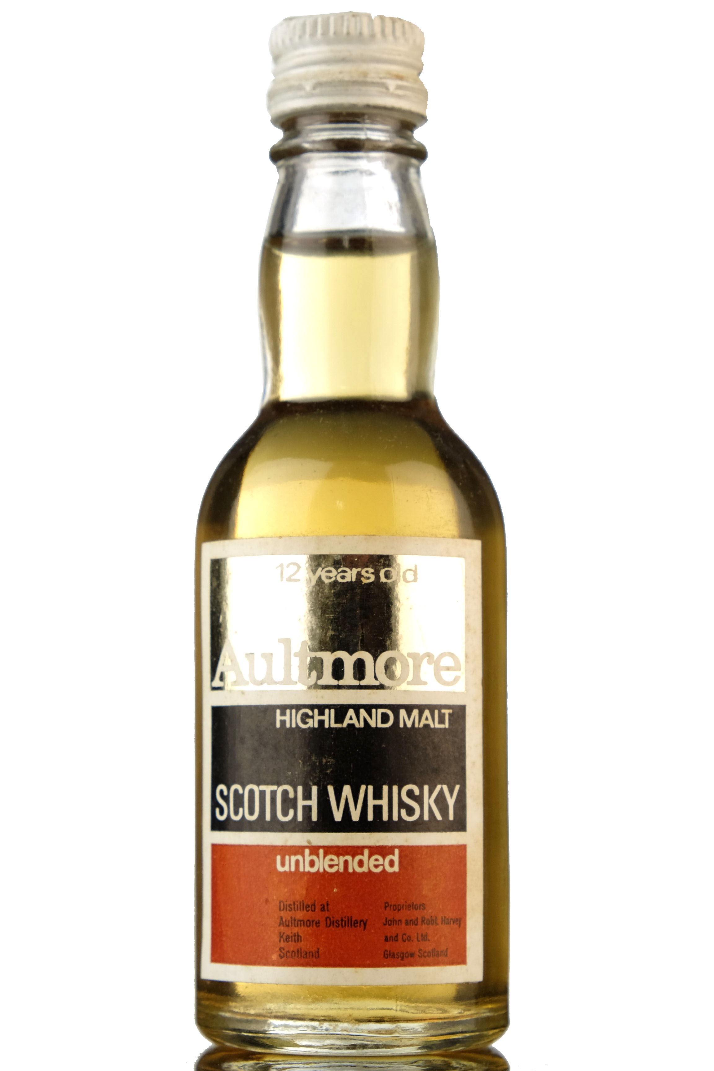 Aultmore 12 Year Old Unblended Miniature