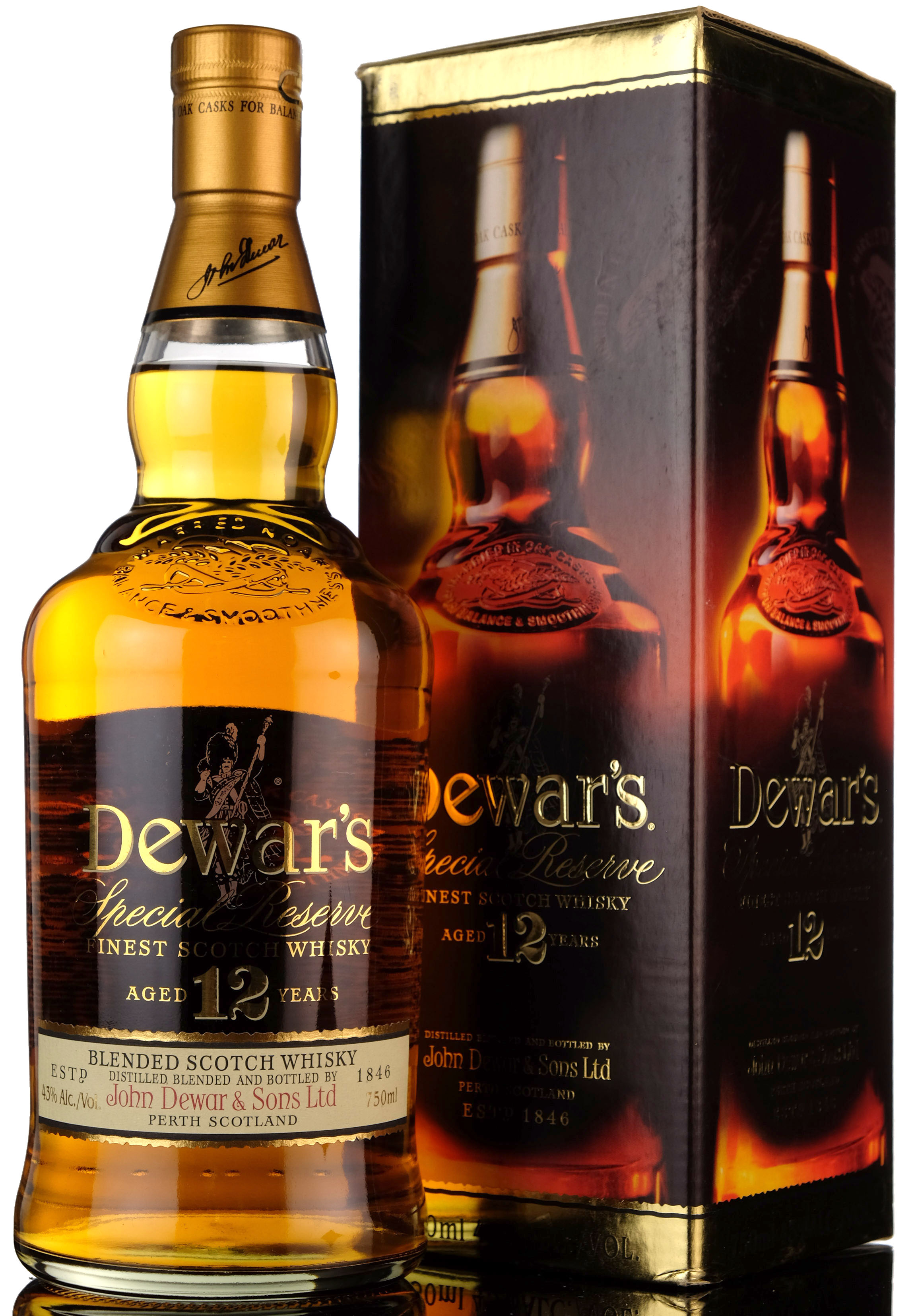 Dewars 12 Year Old - Special Reserve - 1980s