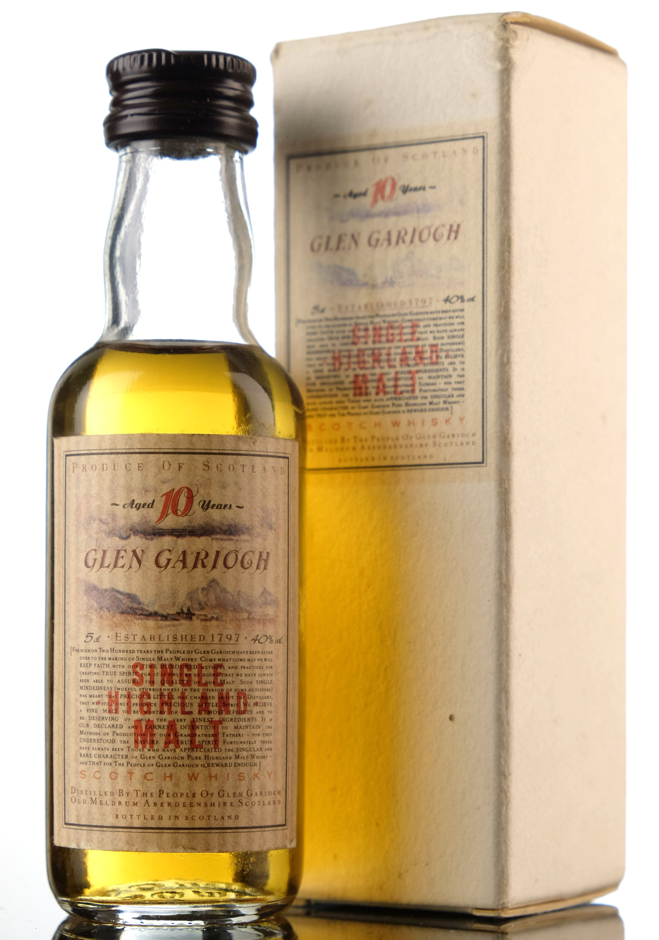 Glen Garioch 10 Year Old Miniature