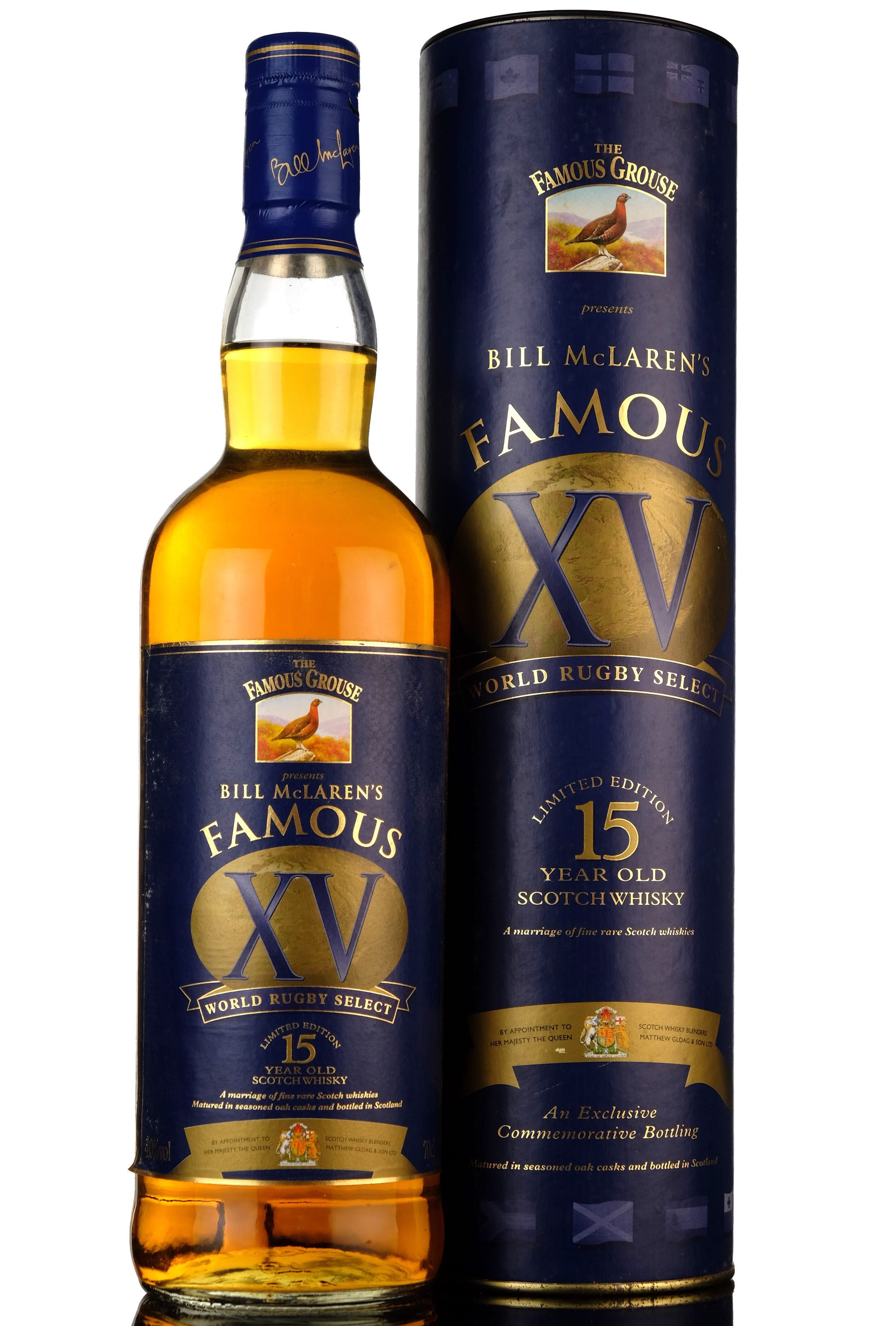 Famous Grouse 15 Year Old - Bill McLarens XV World Rugby Select