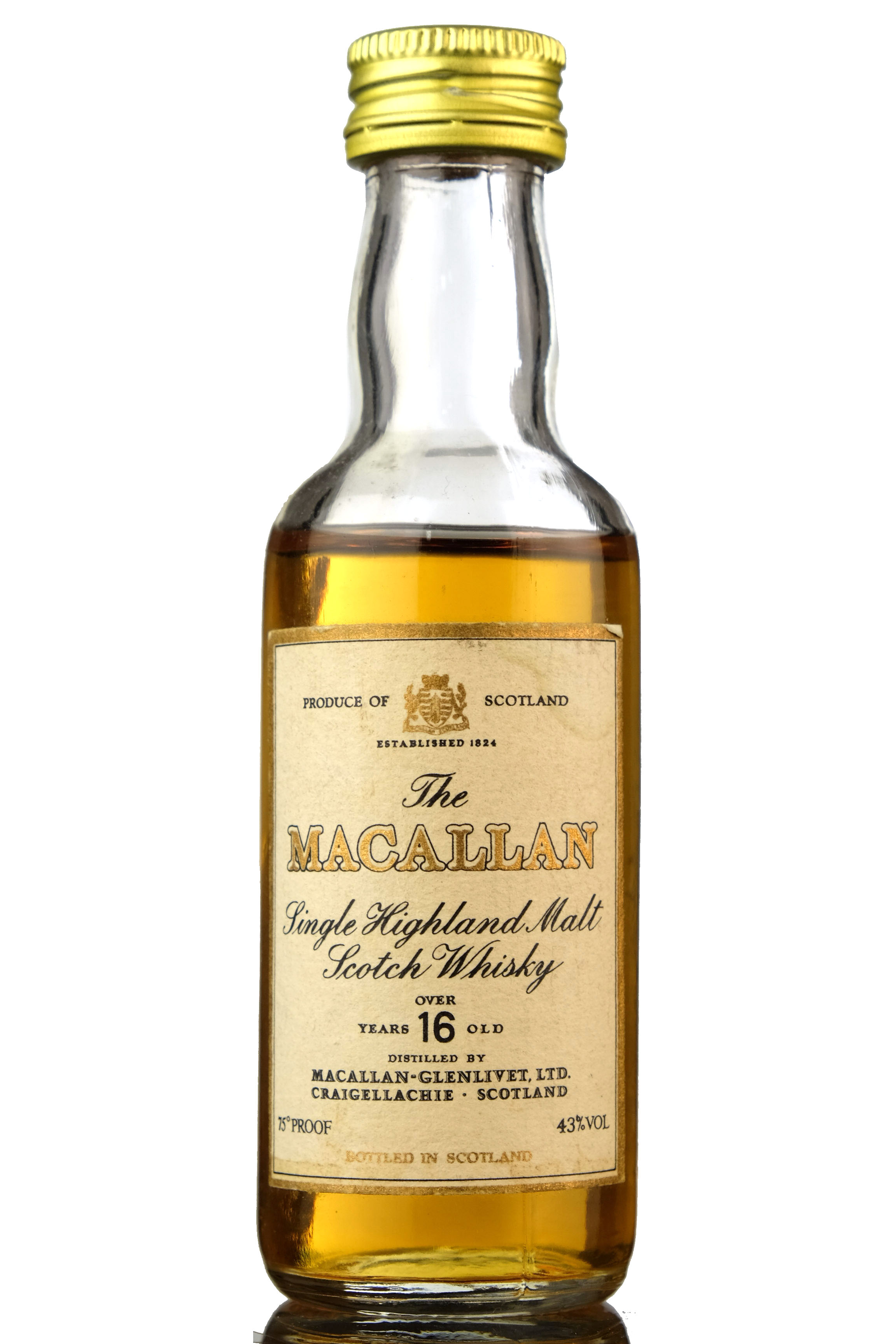 Macallan 16 Year Old Miniature