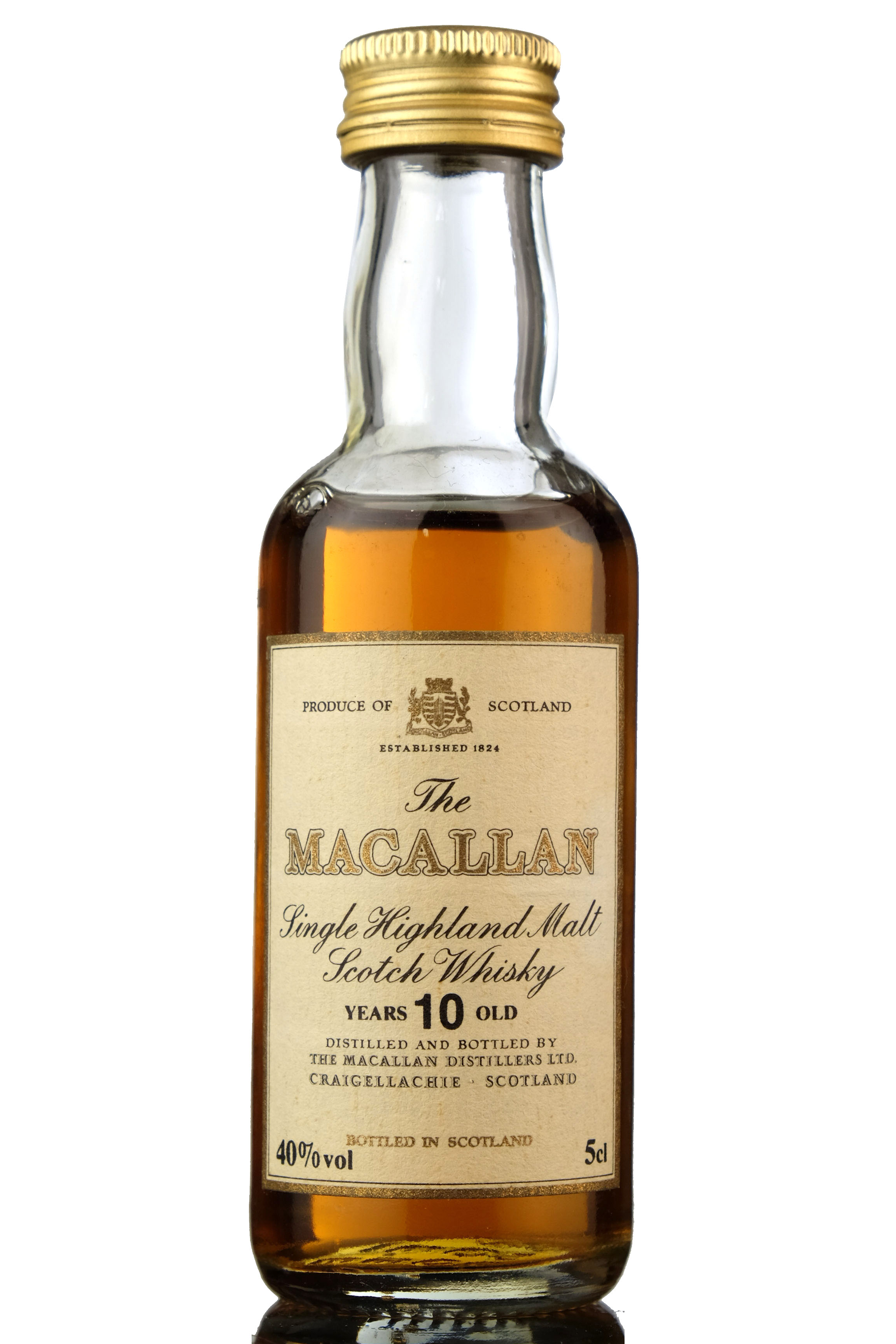 Macallan 10 Year Old Miniature