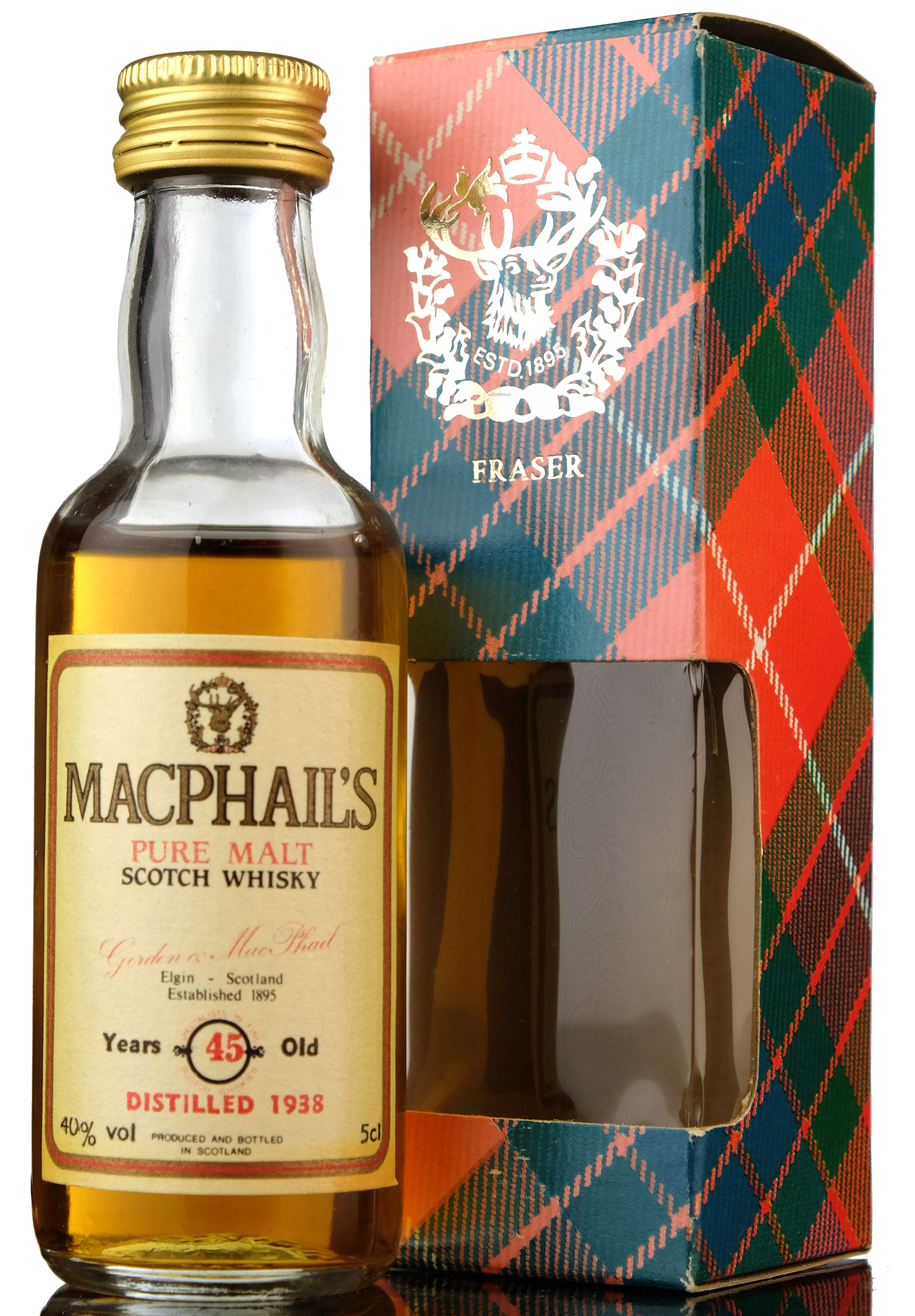 MacPhails 1938 -  45 Year Old - Gordon & MacPhail Miniature