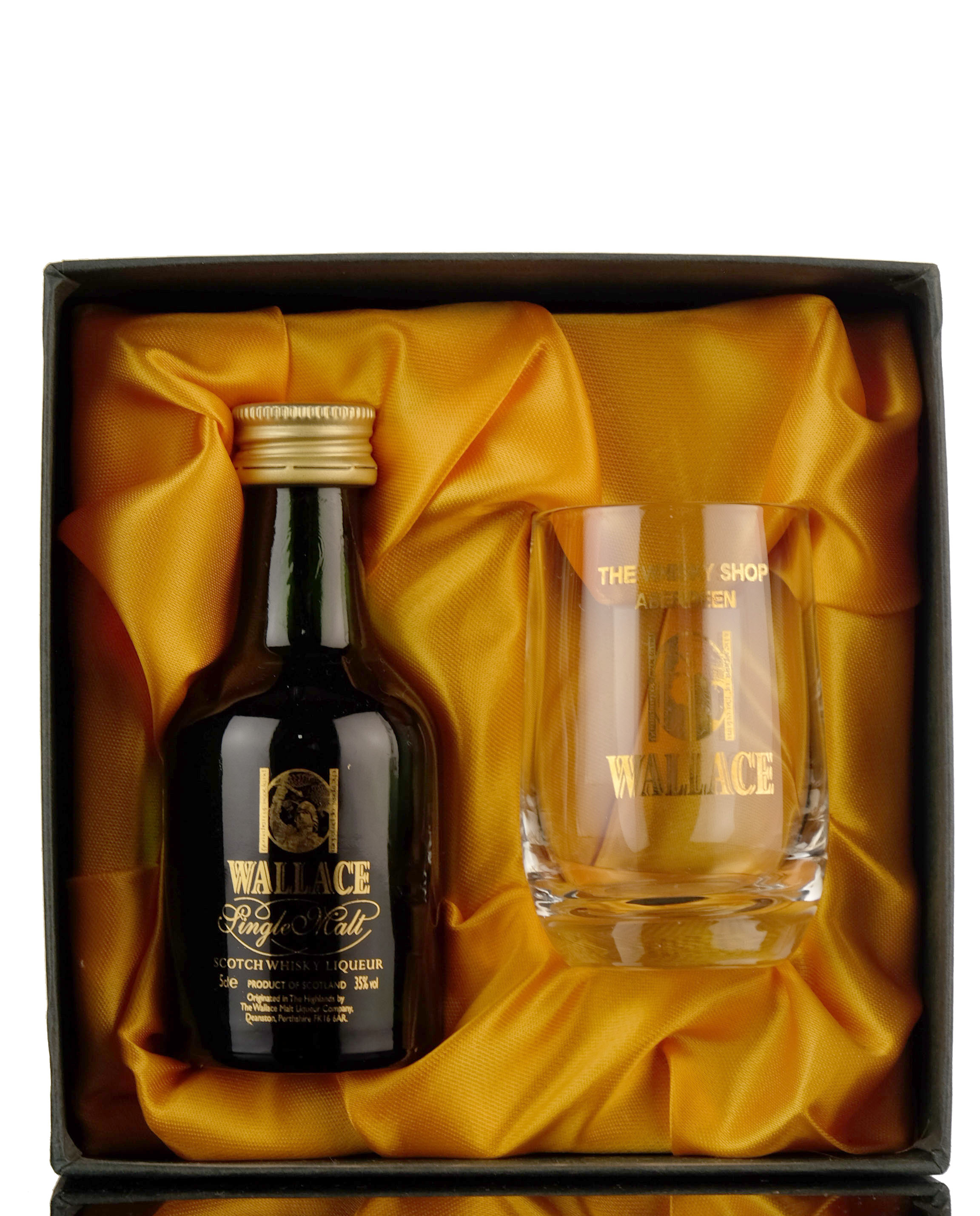 Wallace Single Malt Whisky Liqueur - Miniature - Presentation Set