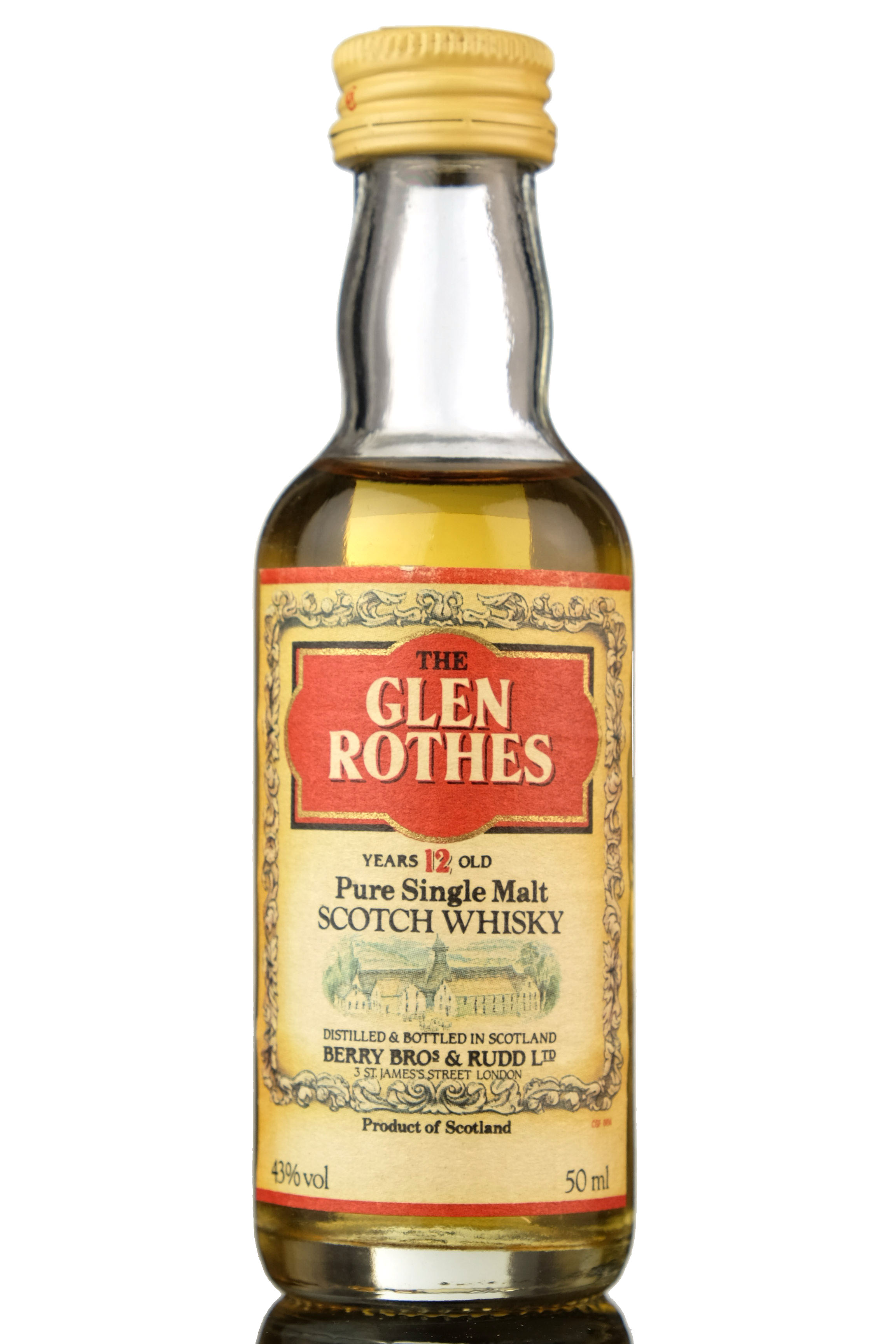 Glen Rothes 12 Year Old Miniature