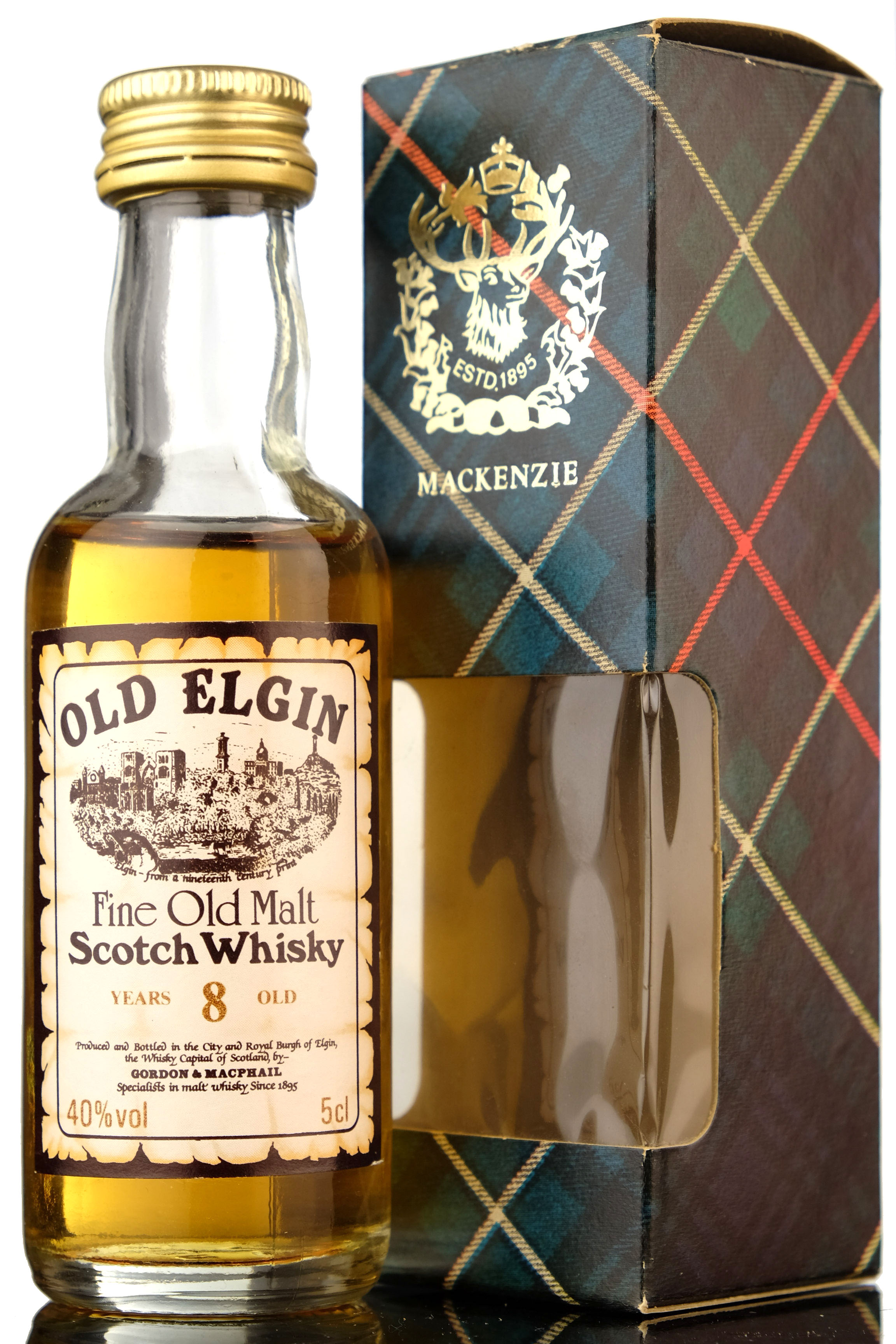 Old Elgin 8 Year Old - Gordon & MacPhail Miniature