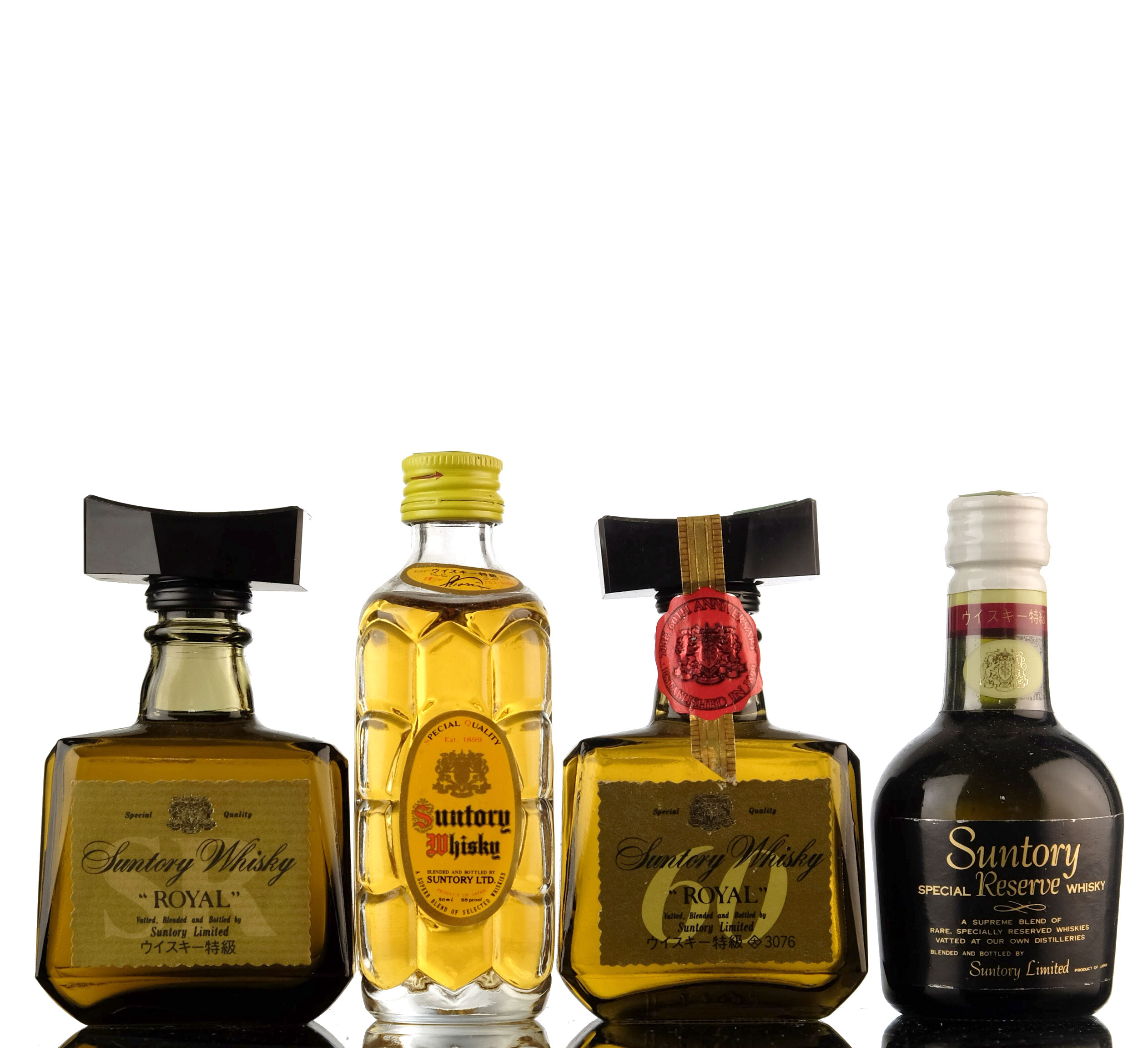 4 x Suntory Miniatures