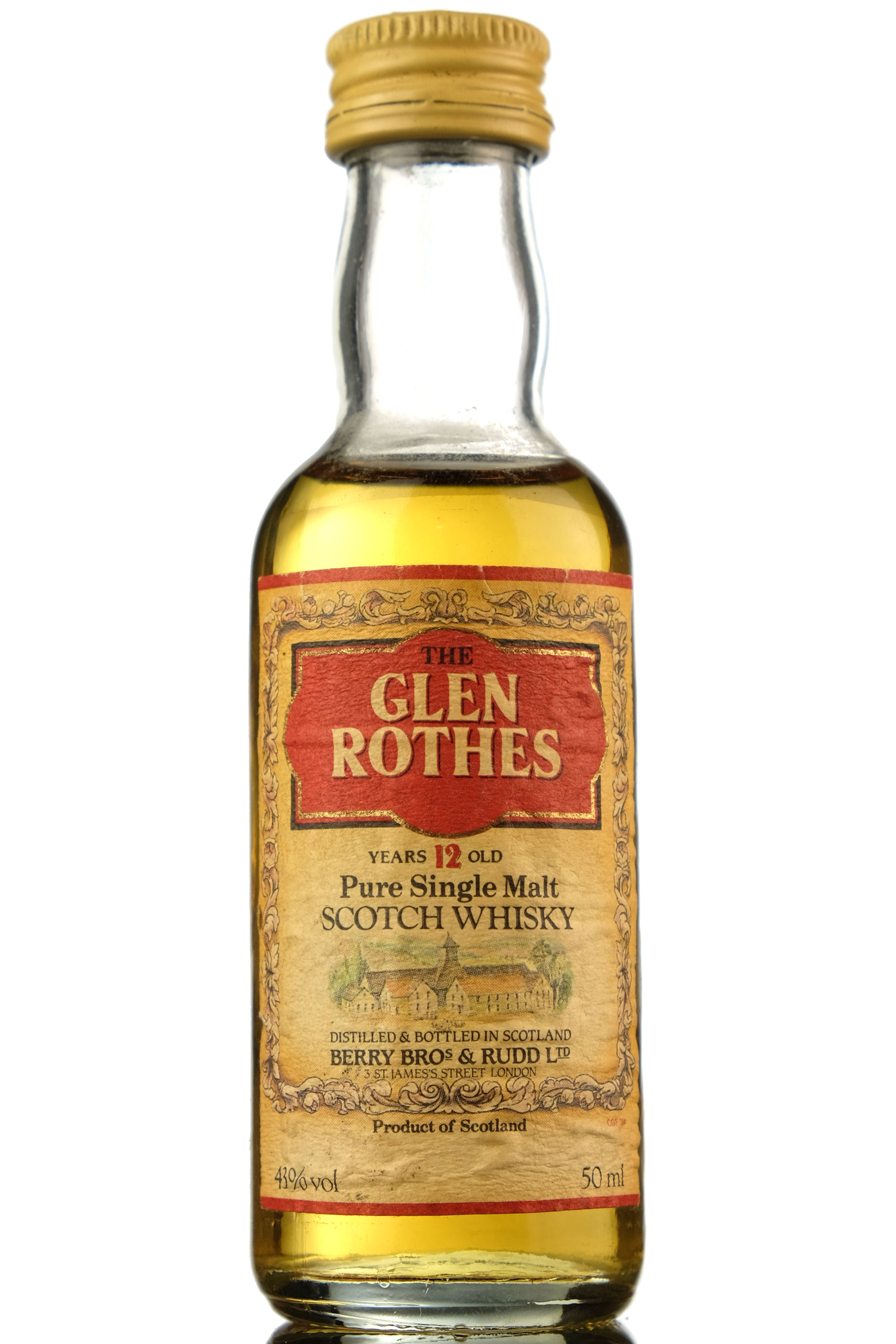 Glen Rothes 12 Year Old Miniature