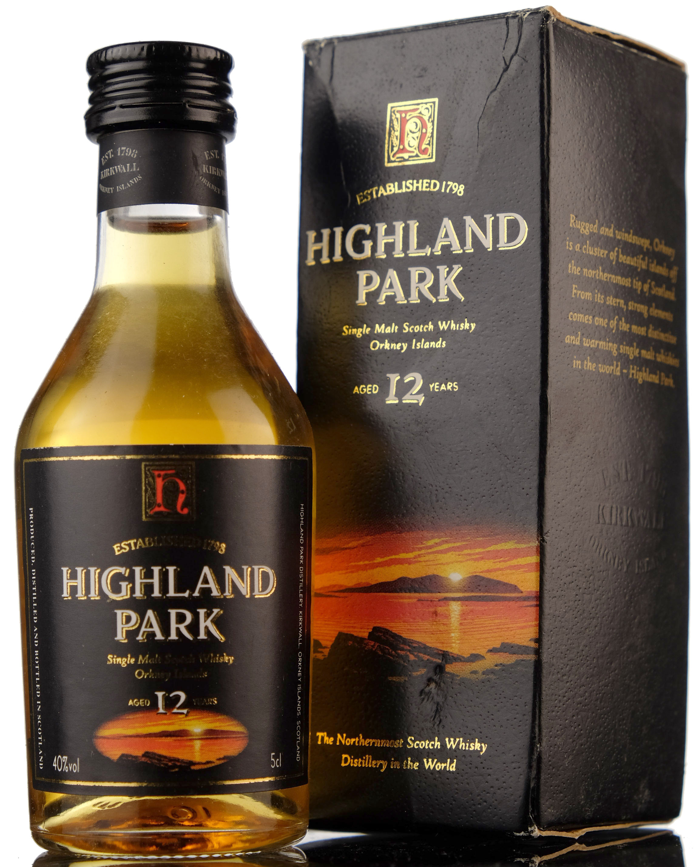 Highland Park 12 Year Old Miniature