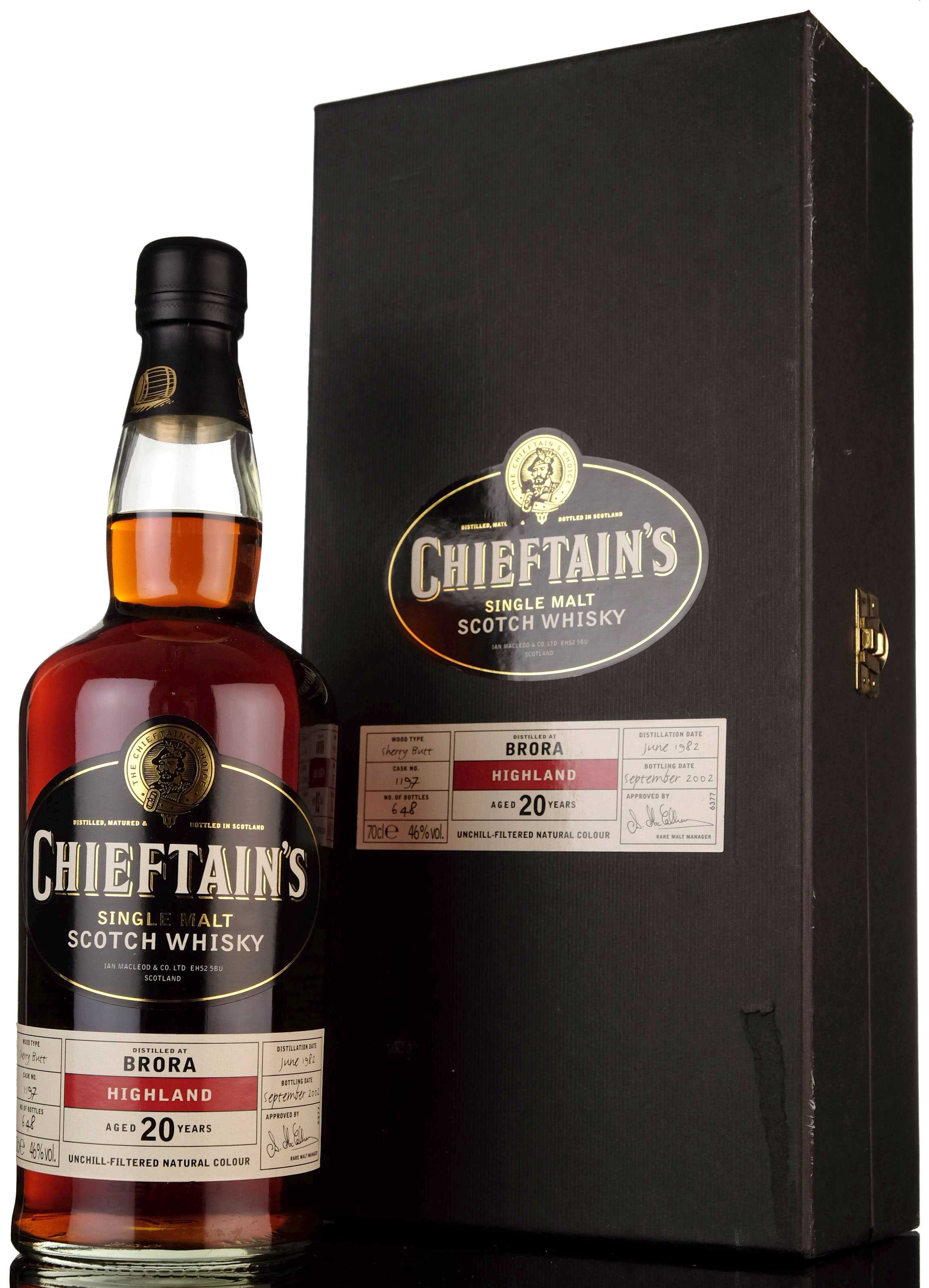 Brora 1982-2002 - 20 Year Old - Chieftains