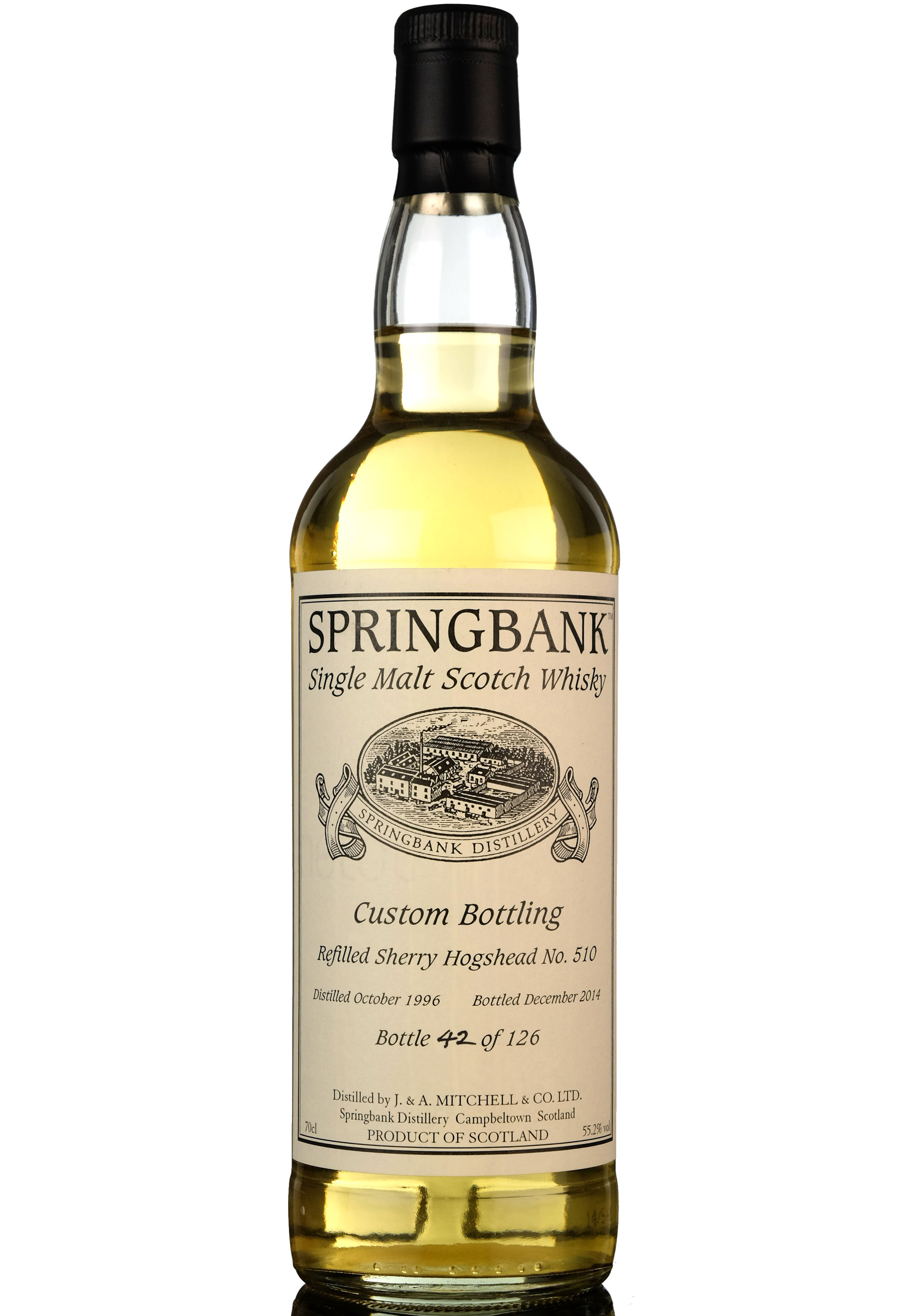 Springbank 1996-2014 - Custom Private Bottling - Single Cask 510