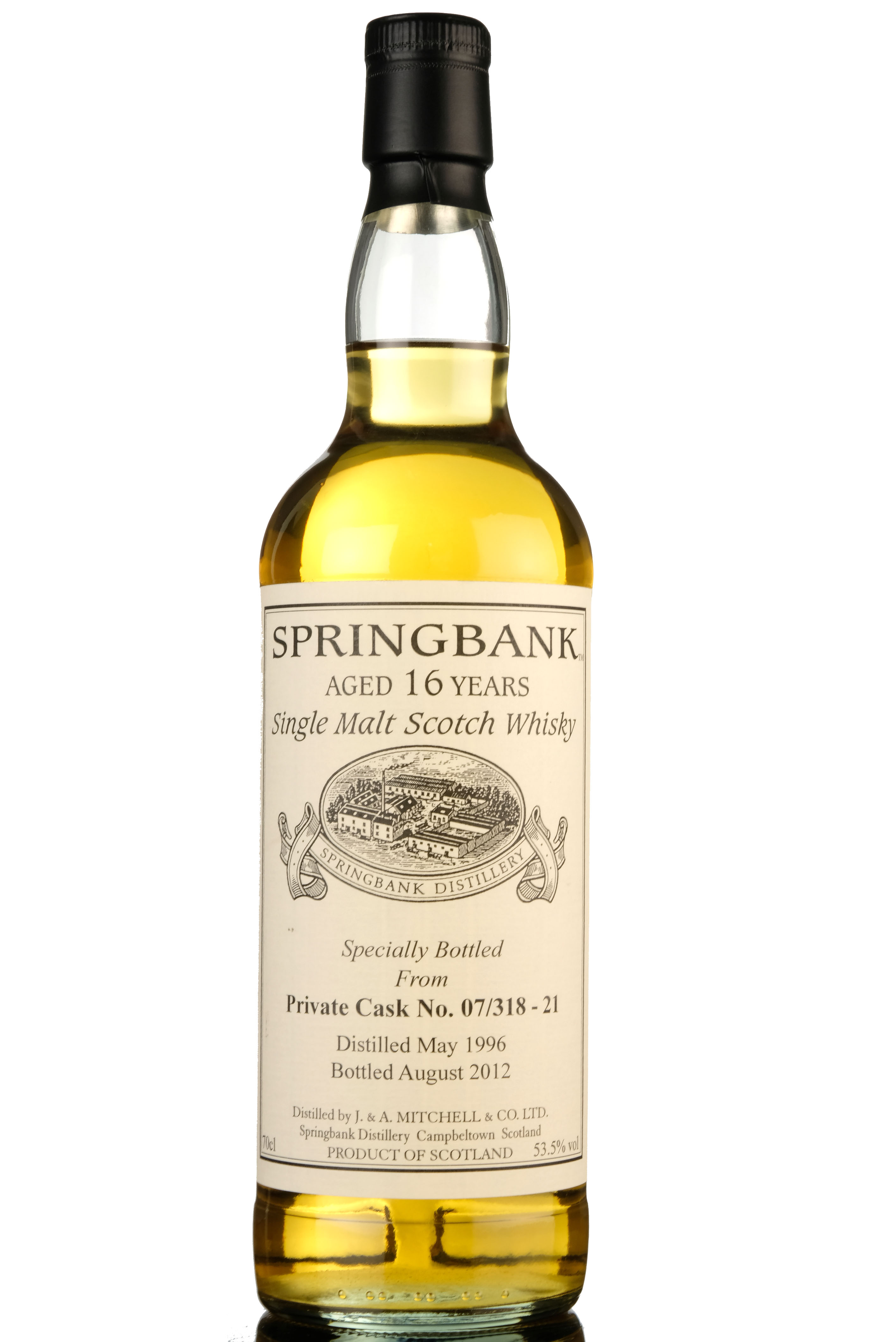 Springbank 1996-2014 - Custom Private Bottling - Single Cask 510