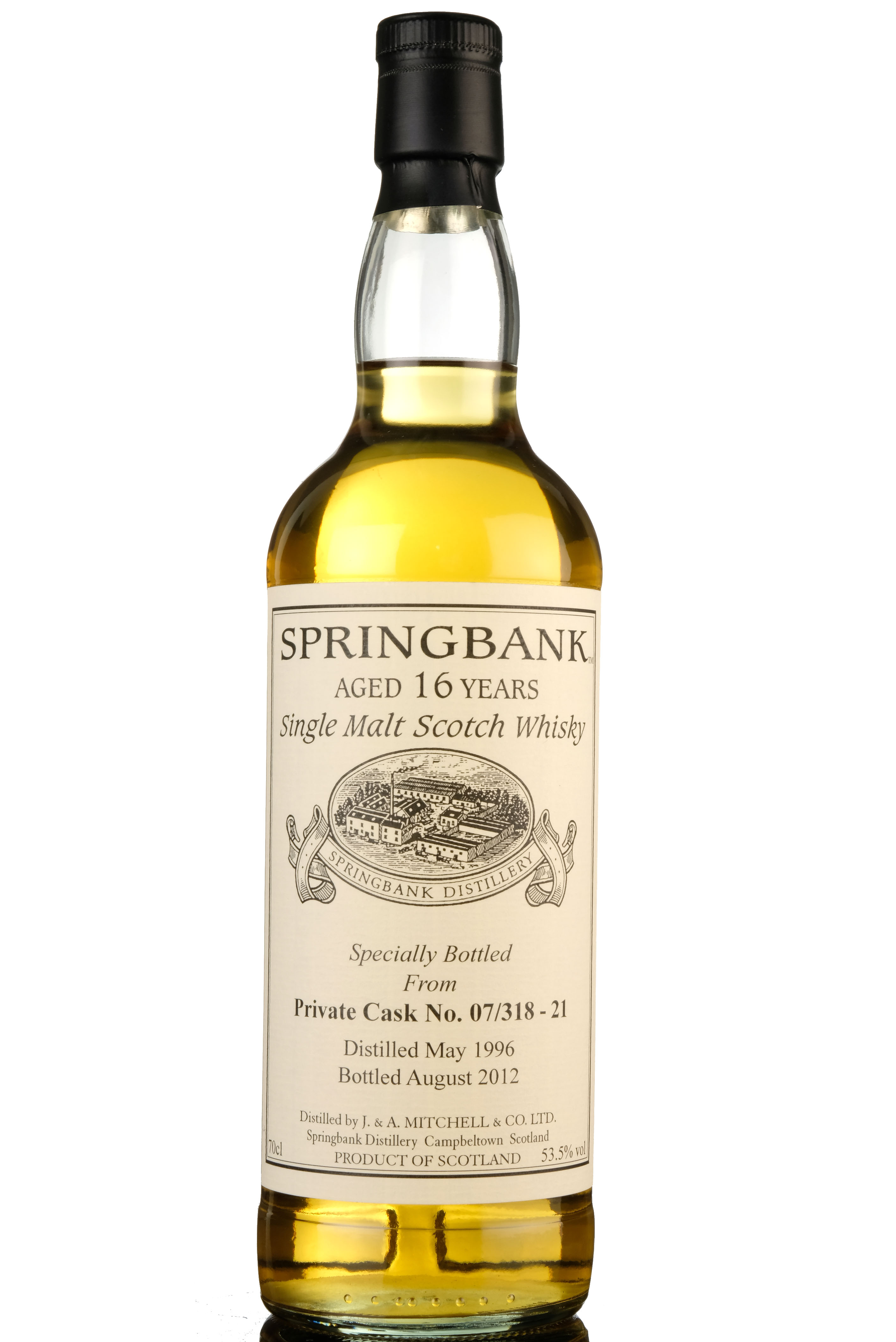 Springbank 1996-2014 - Custom Private Bottling - Single Cask 510