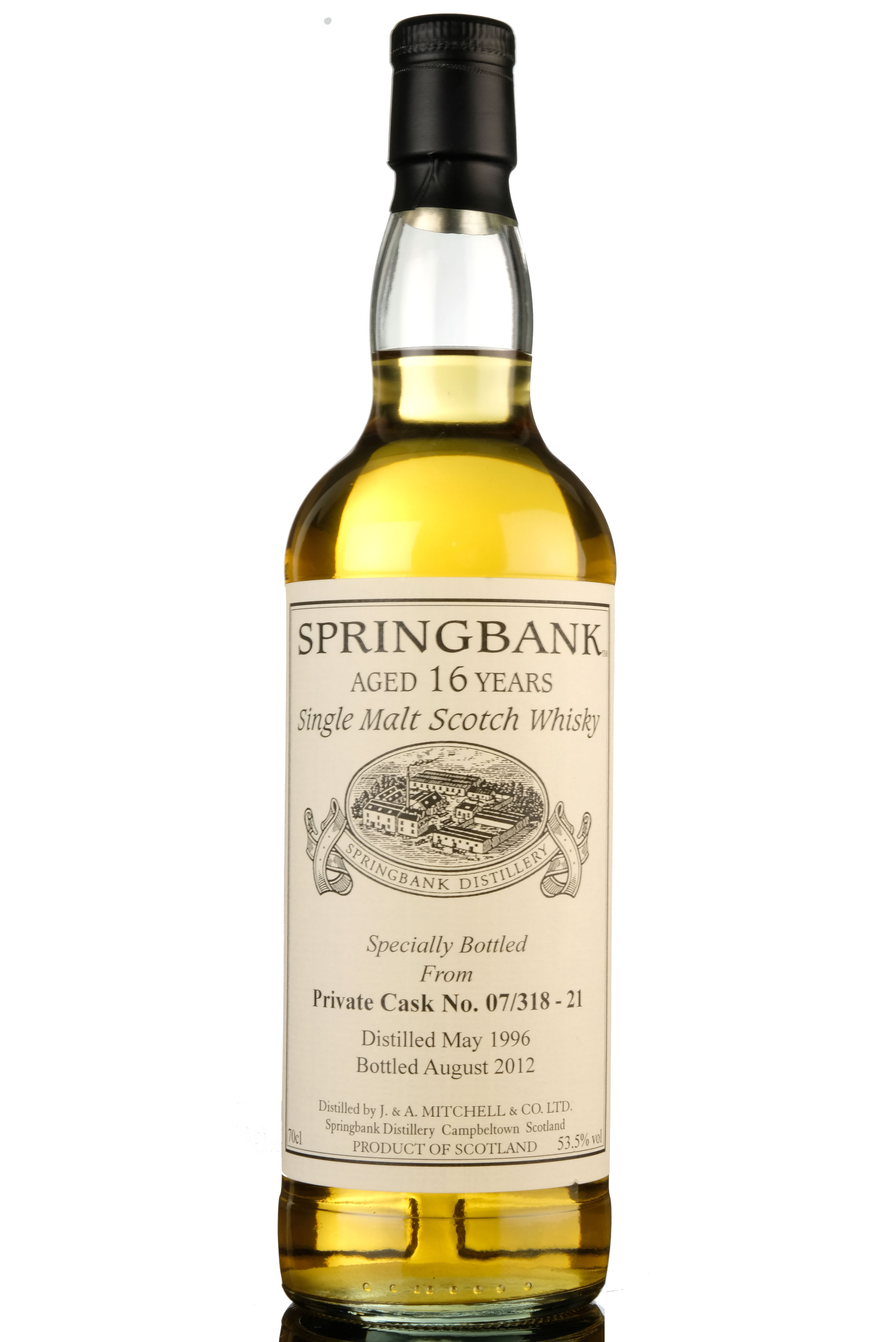 Springbank 1996-2014 - Custom Private Bottling - Single Cask 510