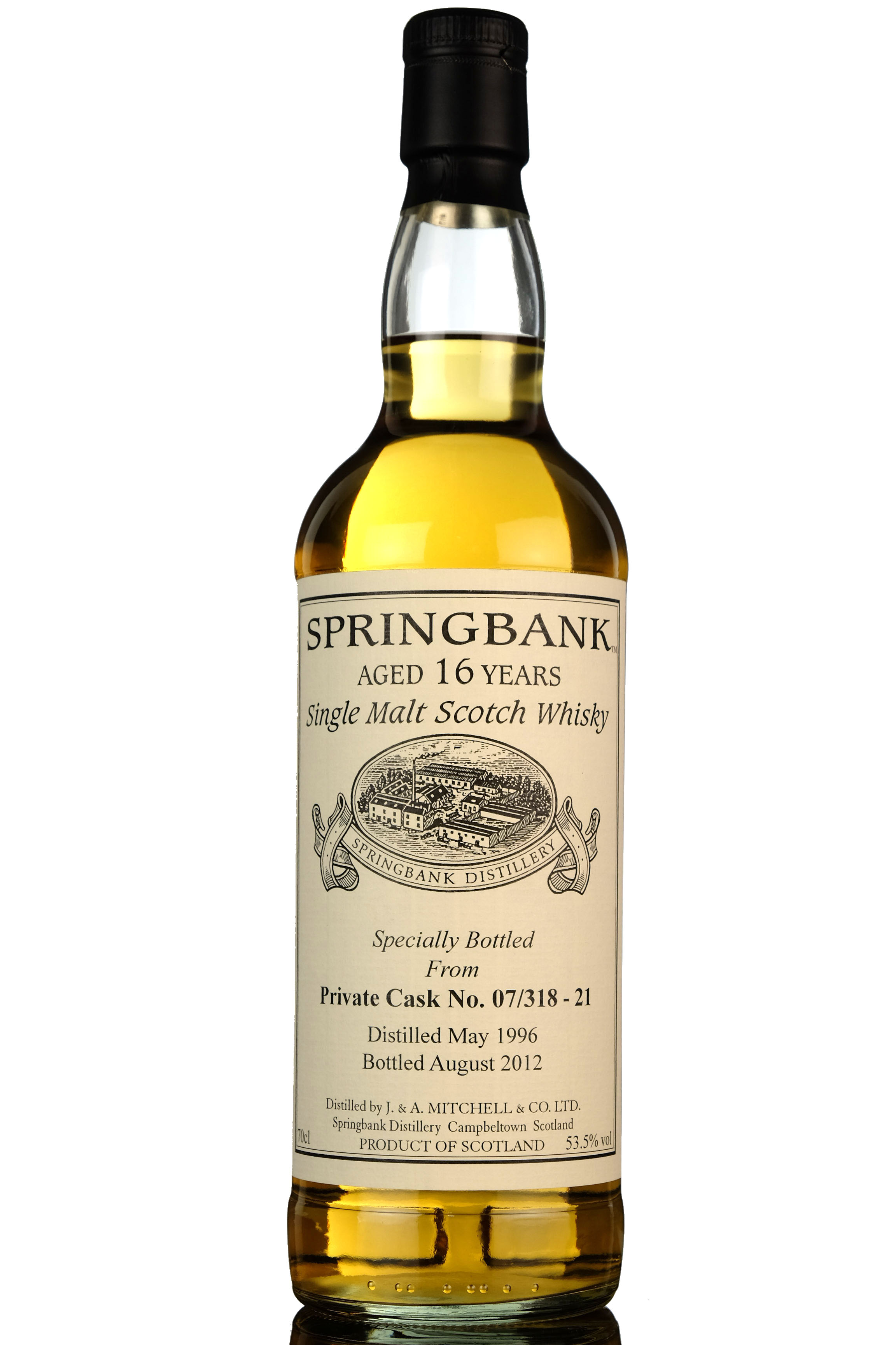 Springbank 1996-2014 - Custom Private Bottling - Single Cask 510