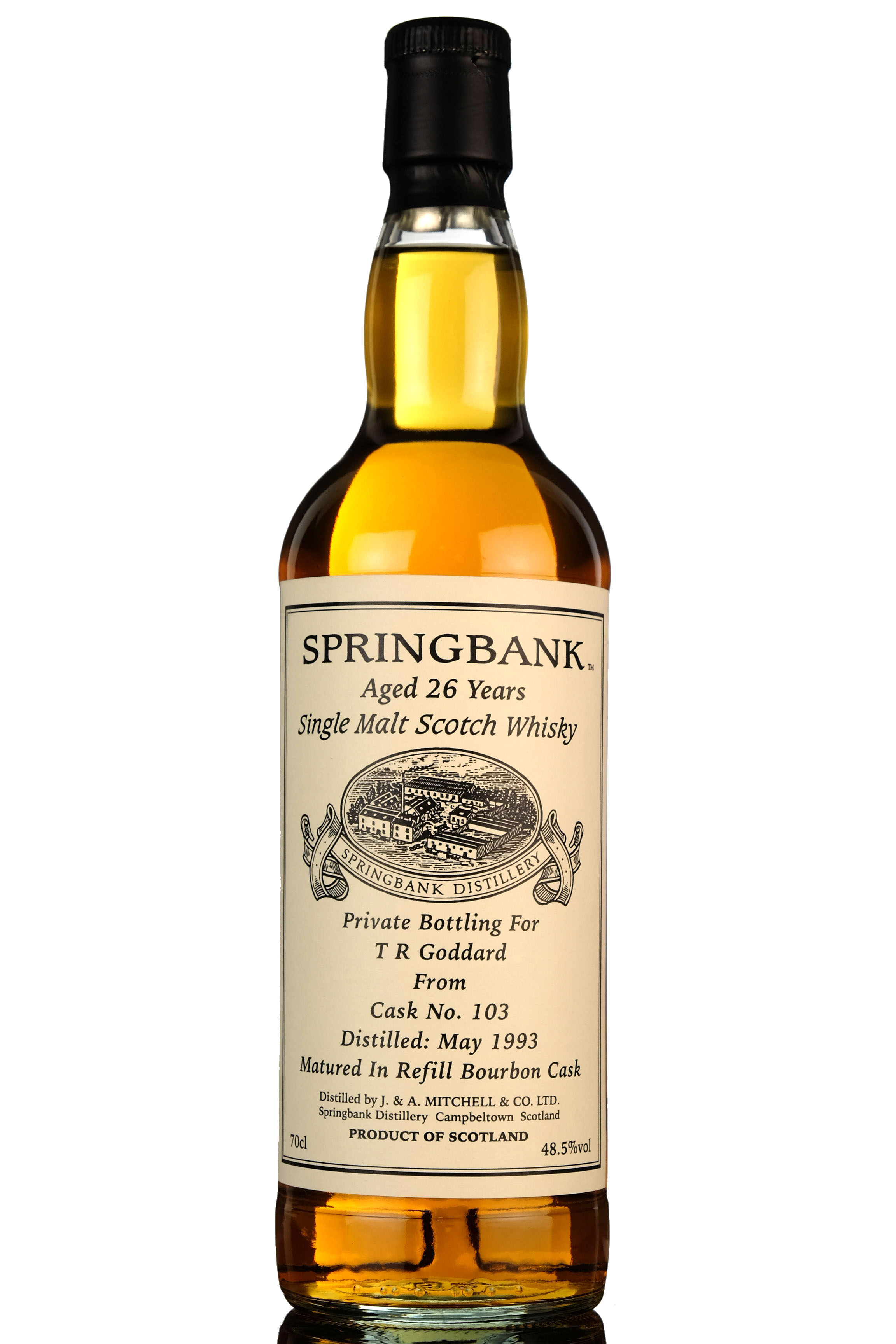 Springbank 1993 - 26 Year Old - Custom Private Bottling - Single Cask 103